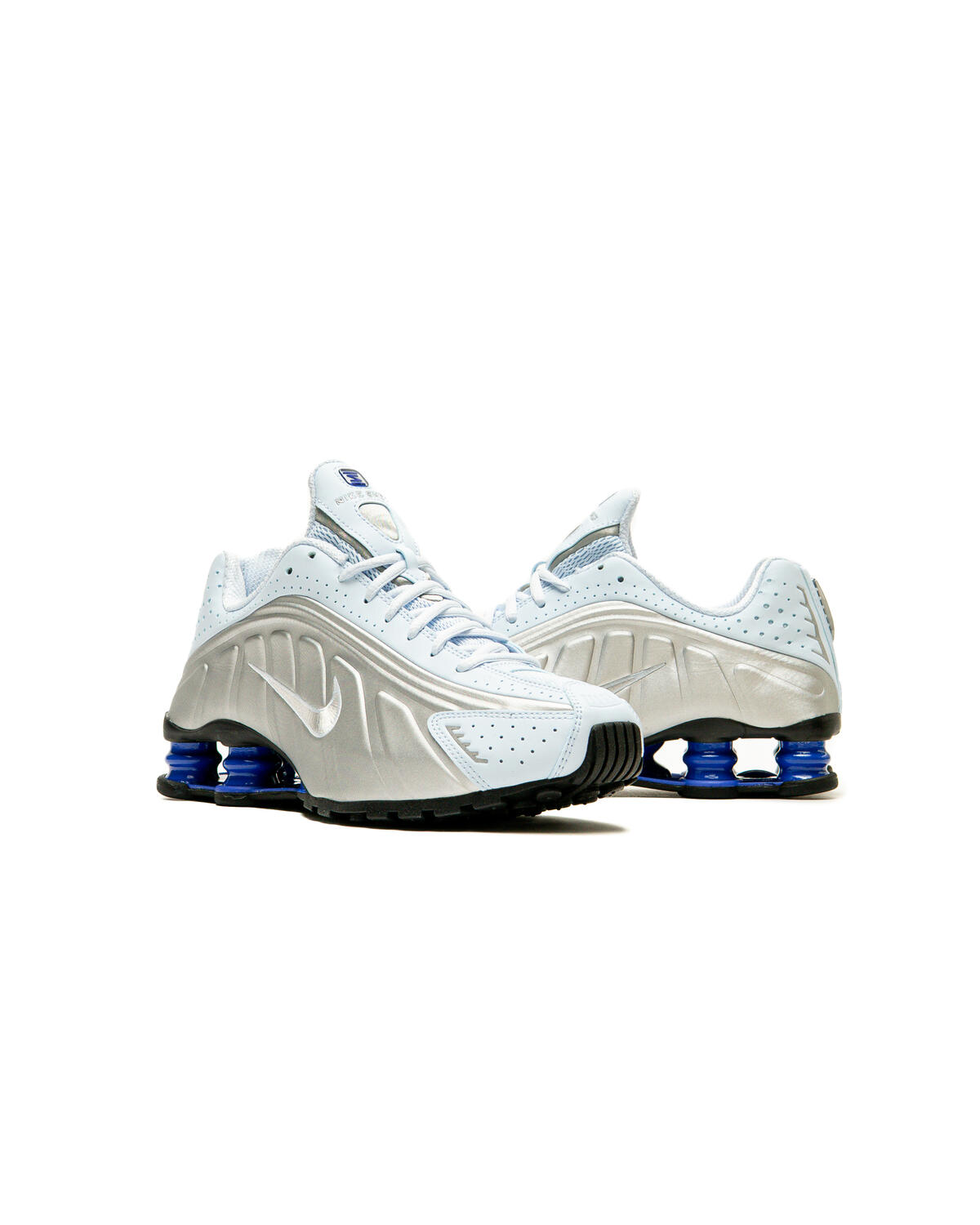 Nike Shox R4 Blue Tint / Metallic Silver (Women's) - Image 22