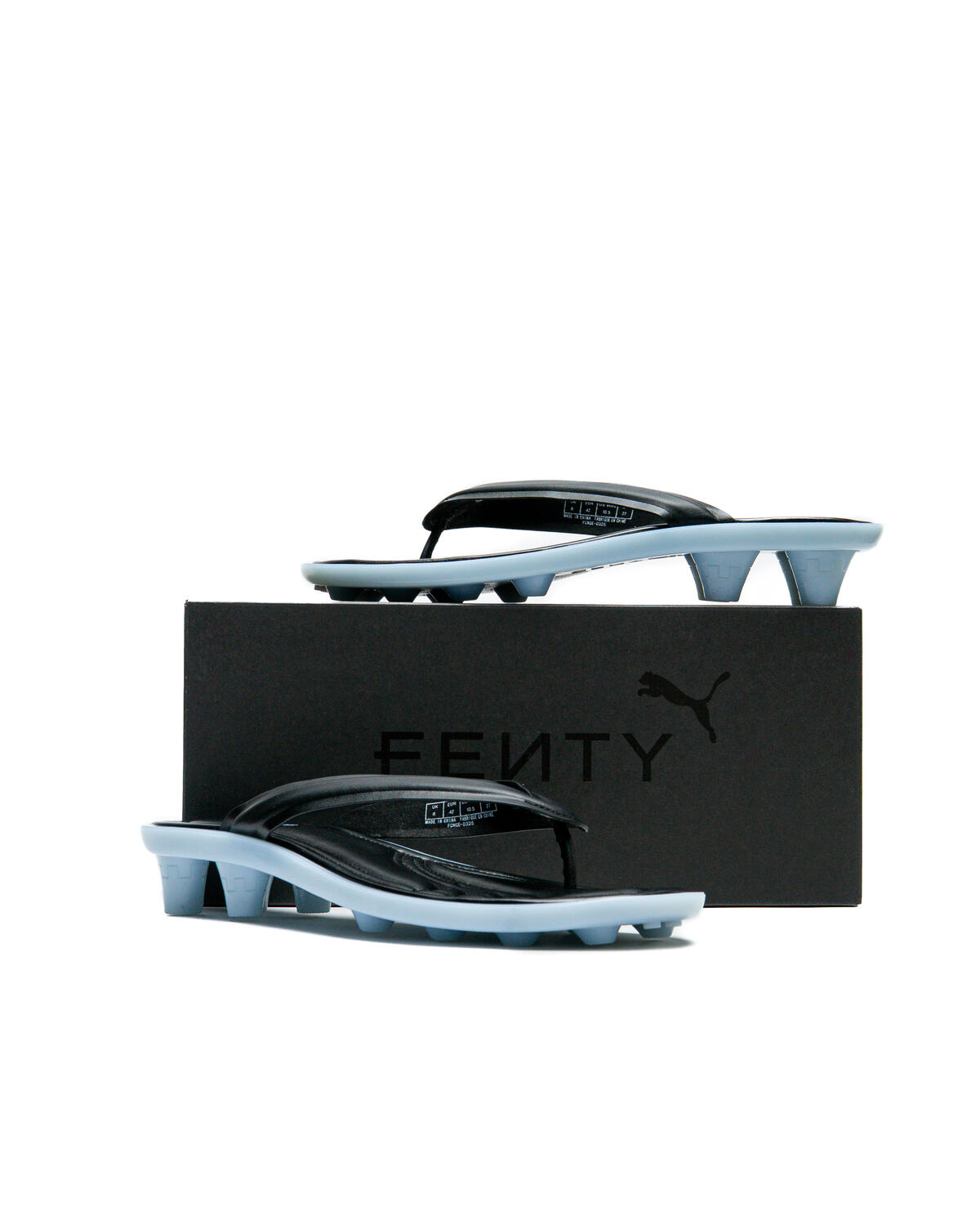 Puma x Fenty Women's Cat Cleat Leather - Black/Haute Tropic - Image 19