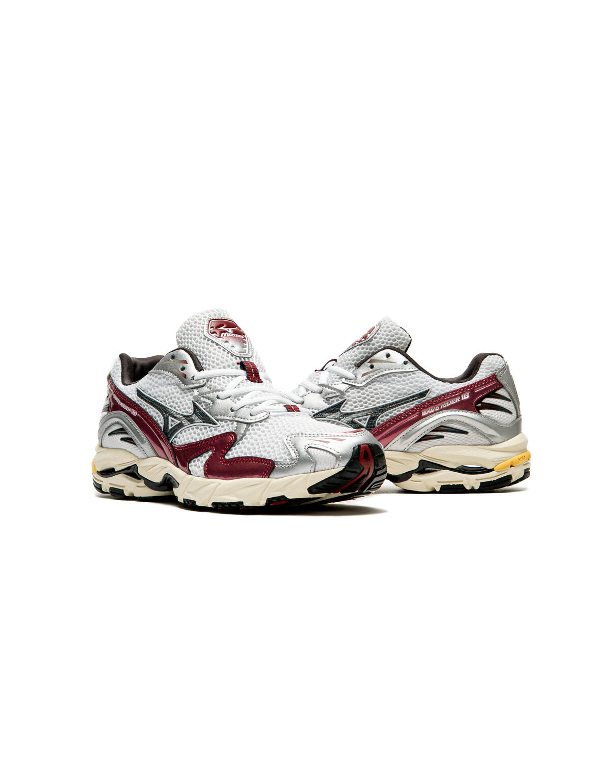 Mizuno Wave Rider 10 White Black Syrah - Image 18