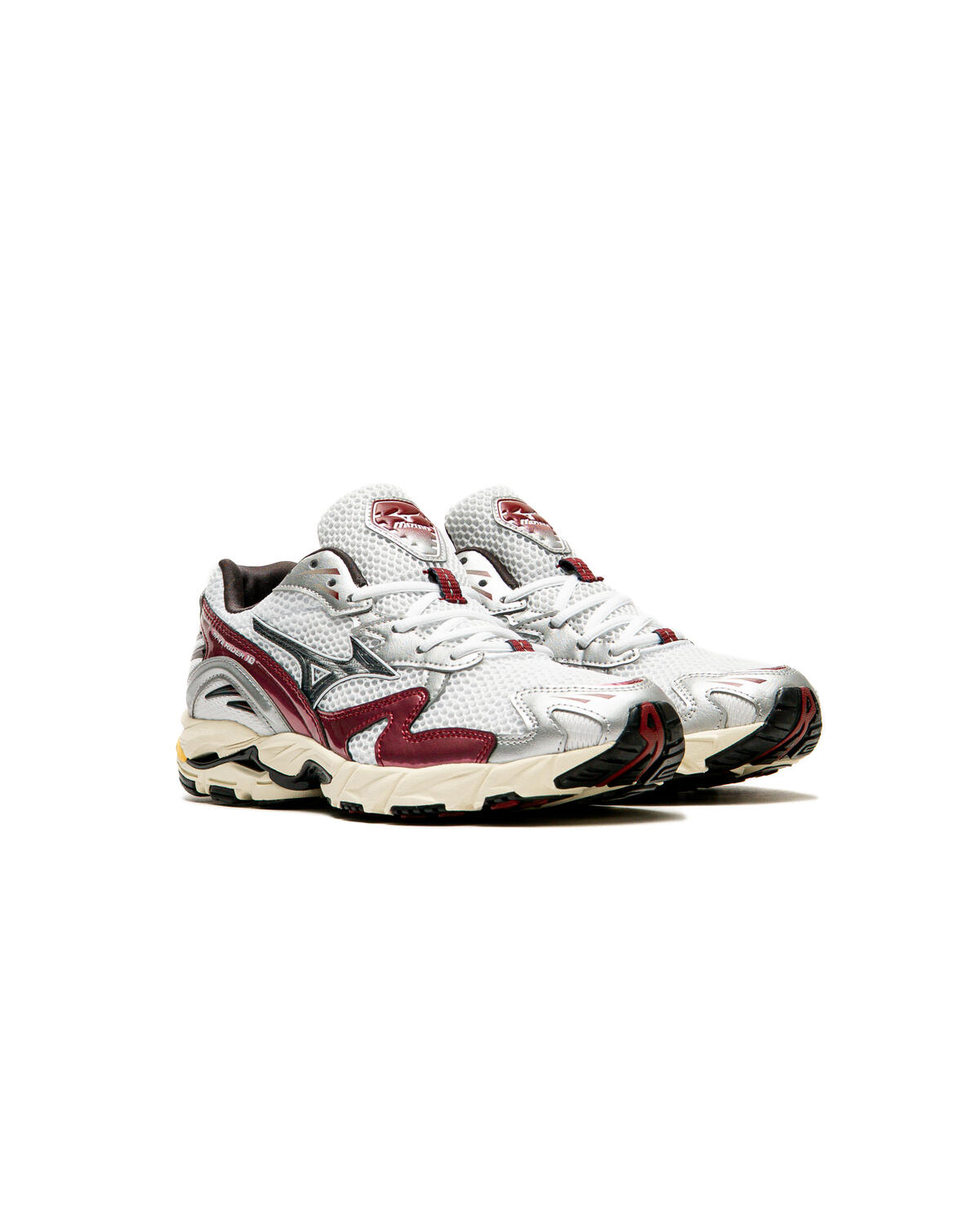 Mizuno Wave Rider 10 White Black Syrah - Image 16