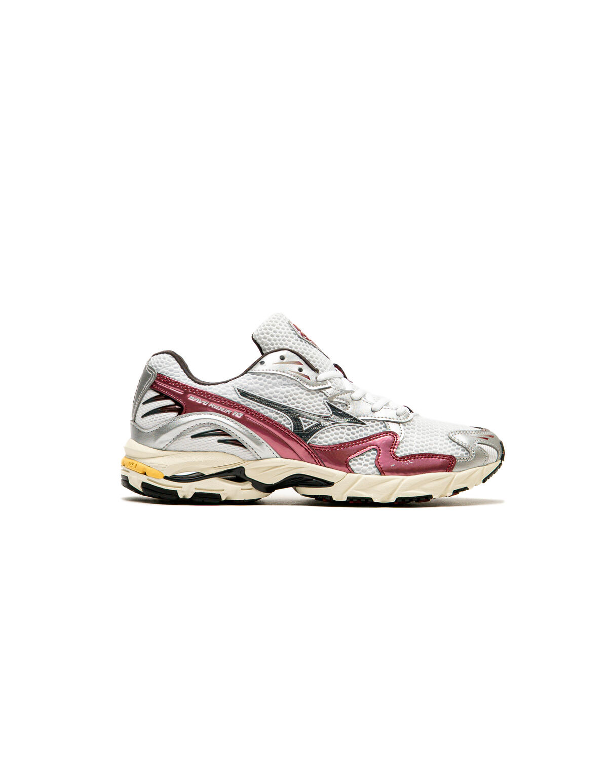 Mizuno Wave Rider 10 White Black Syrah - Image 15
