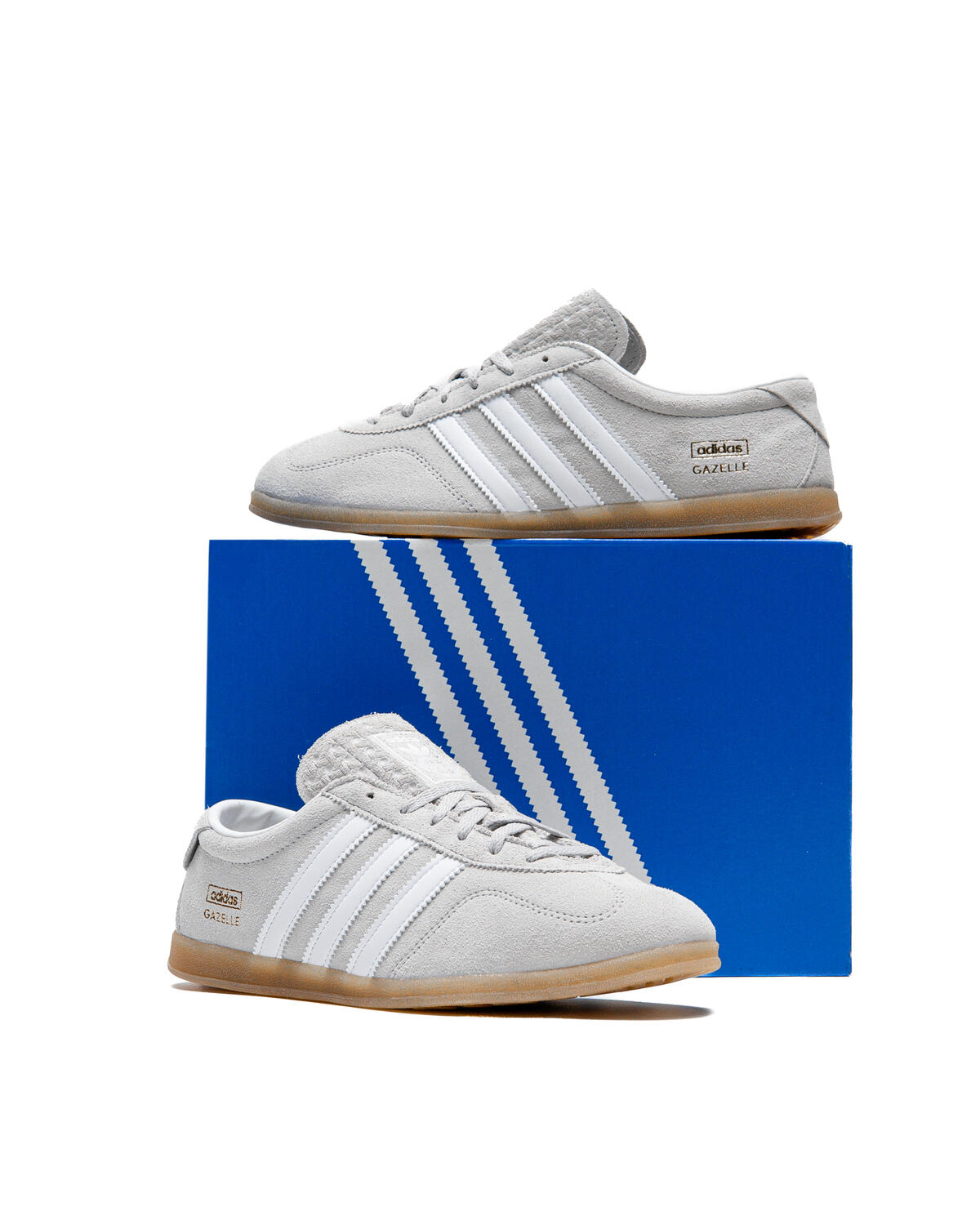 adidas Gazelle Lo Pro Grey Two / Cloud White - Gum (Women's) - Image 17
