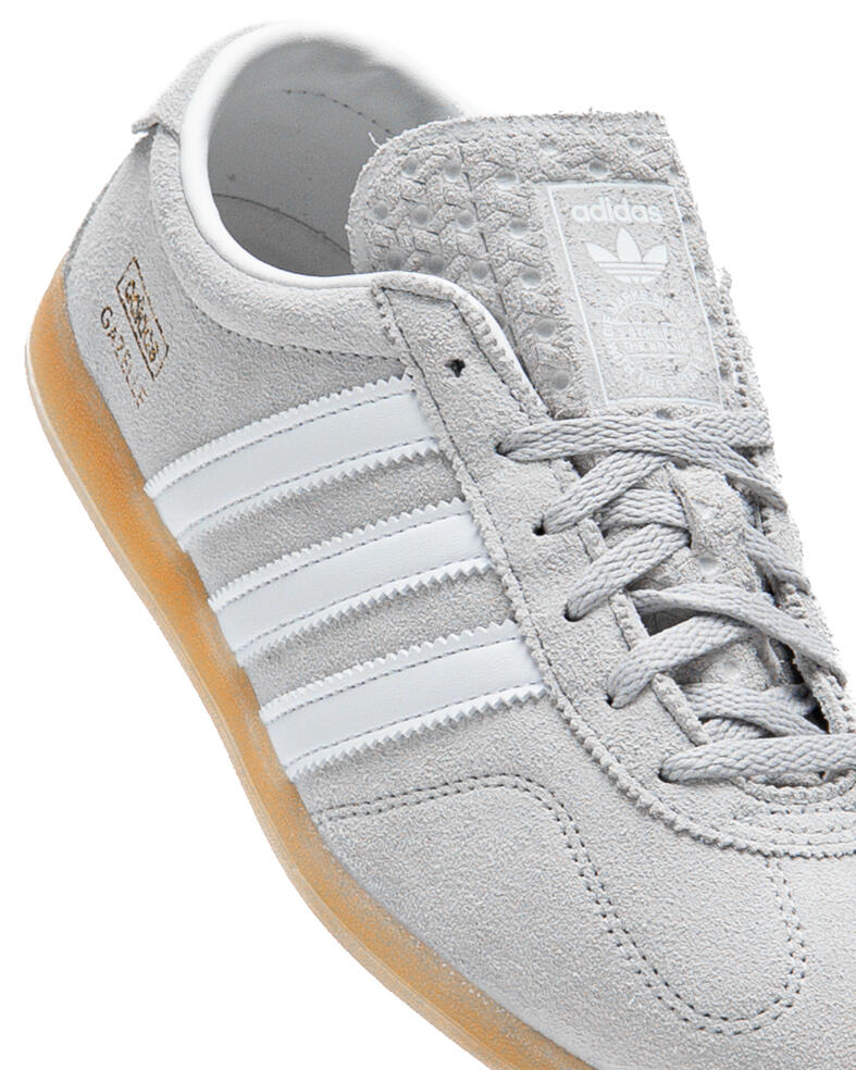 adidas Gazelle Lo Pro Grey Two / Cloud White - Gum (Women's) - Image 18