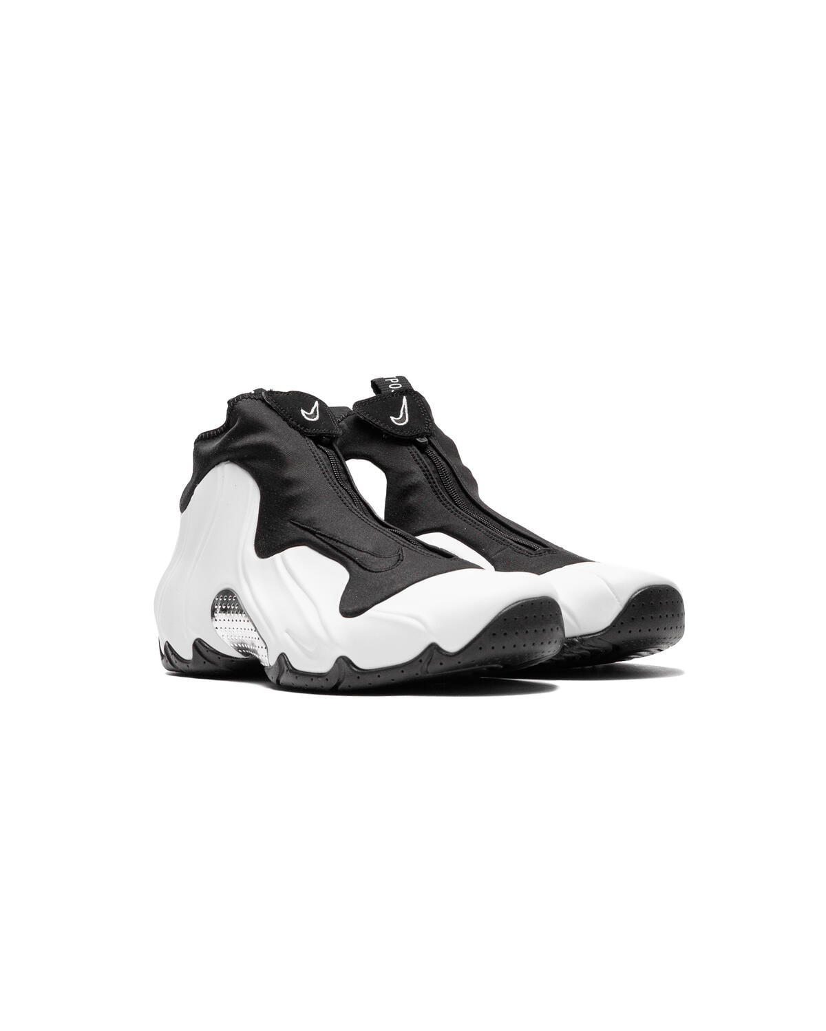 Nike Air Flightposite QS - Sail / Black / Metallic Silver - Image 14