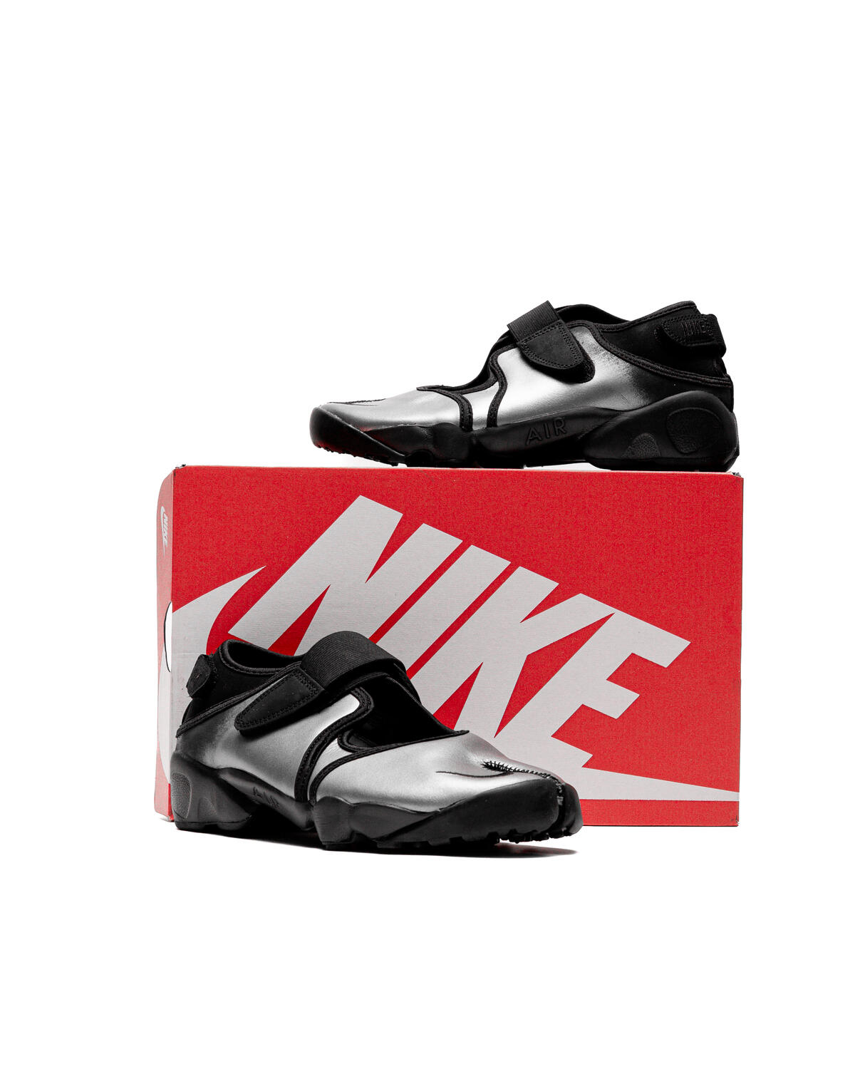 Nike Air Rift Metallic Silver/Black (Women's) - Image 28