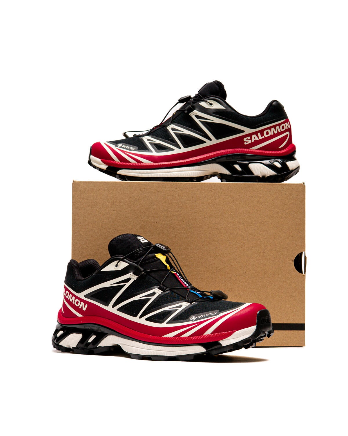 Salomon XT-6 Black / Flame Scarlet / Vanilla Ice - Image 23