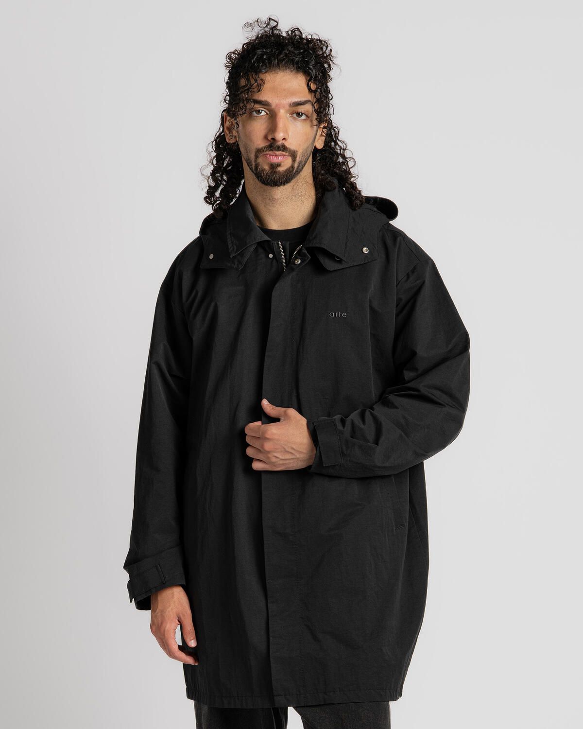 Arte Antwerp Black Coat - Image 4