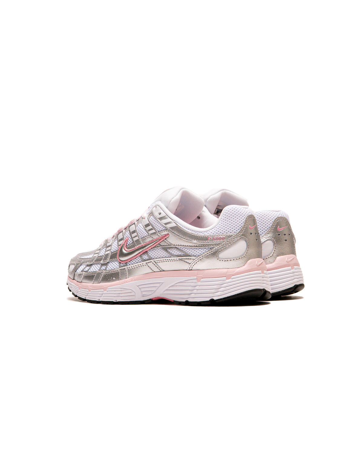 Nike P-6000 White/Elemental Pink/Black/Metallic Silver (Women's) - Image 32