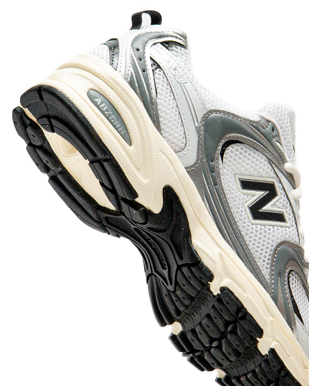New Balance 530 Silver Metallic Black Cement (Women's) - Image 39