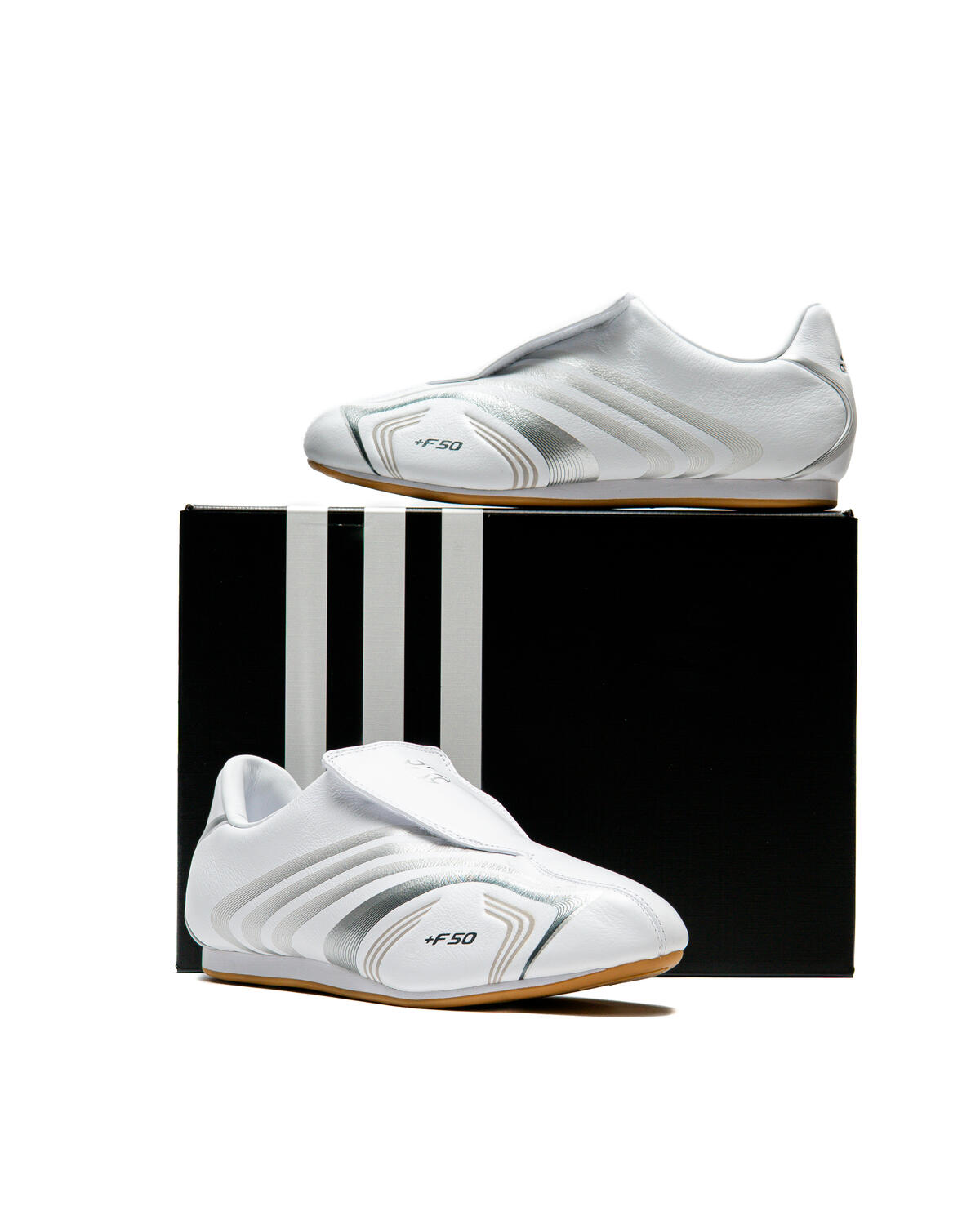 Adidas Taekwondo F50 White / Silver Metallic / Iron Metallic (Women's) - Image 19