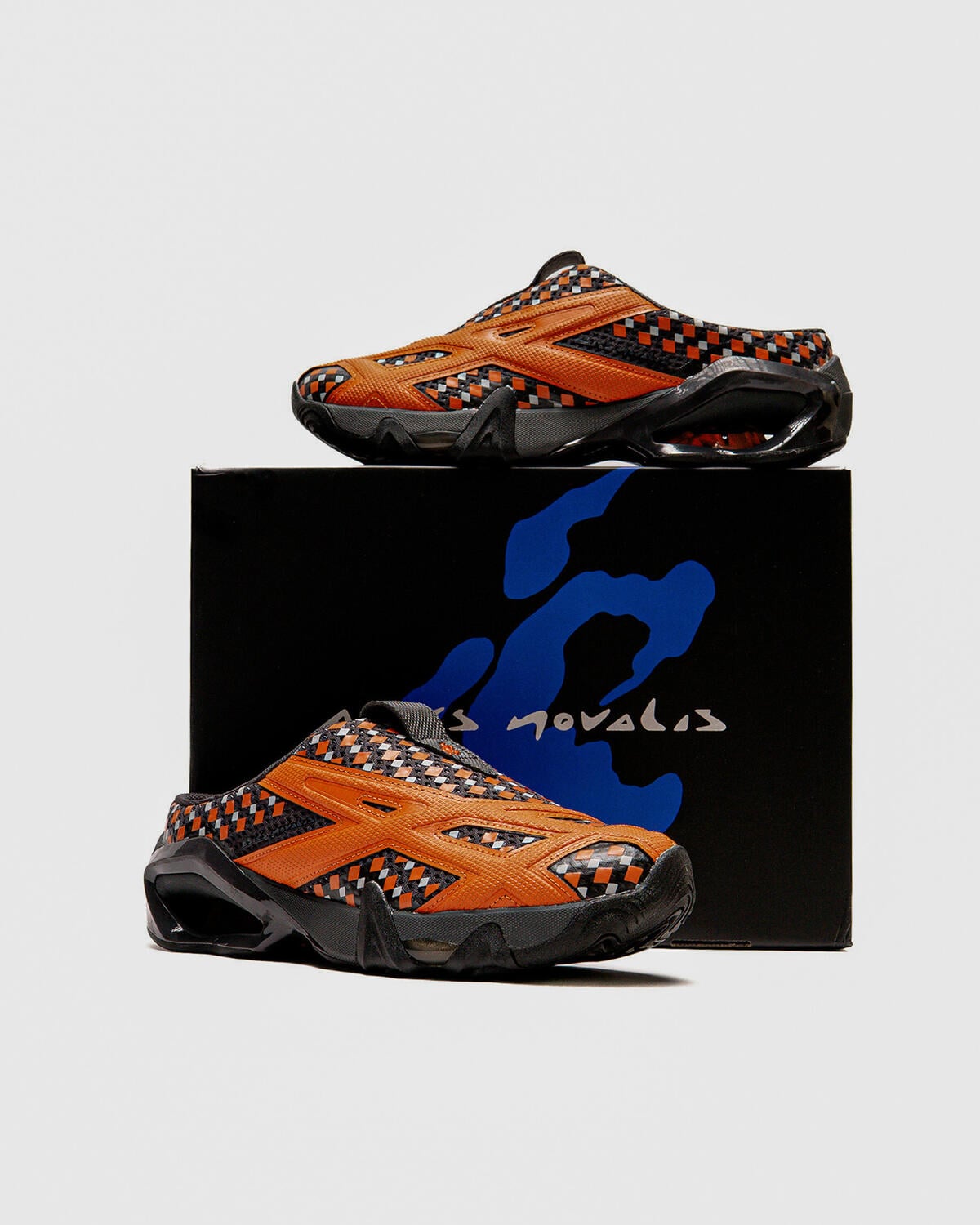 Asics x Kiko Kostadinov Novalis Gel-Styrax - Obsidian Grey / Rust Orange - Image 12