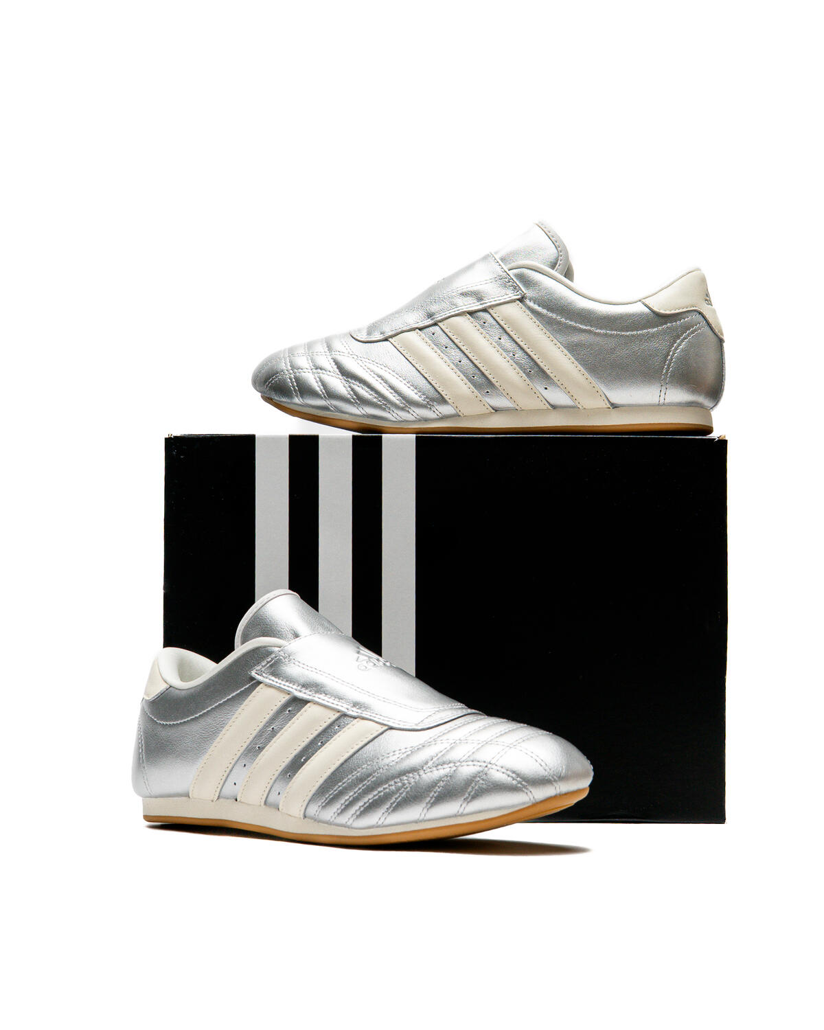 Adidas Taekwondo Silver Metallic/Off White/Gum (Women's) - Image 30