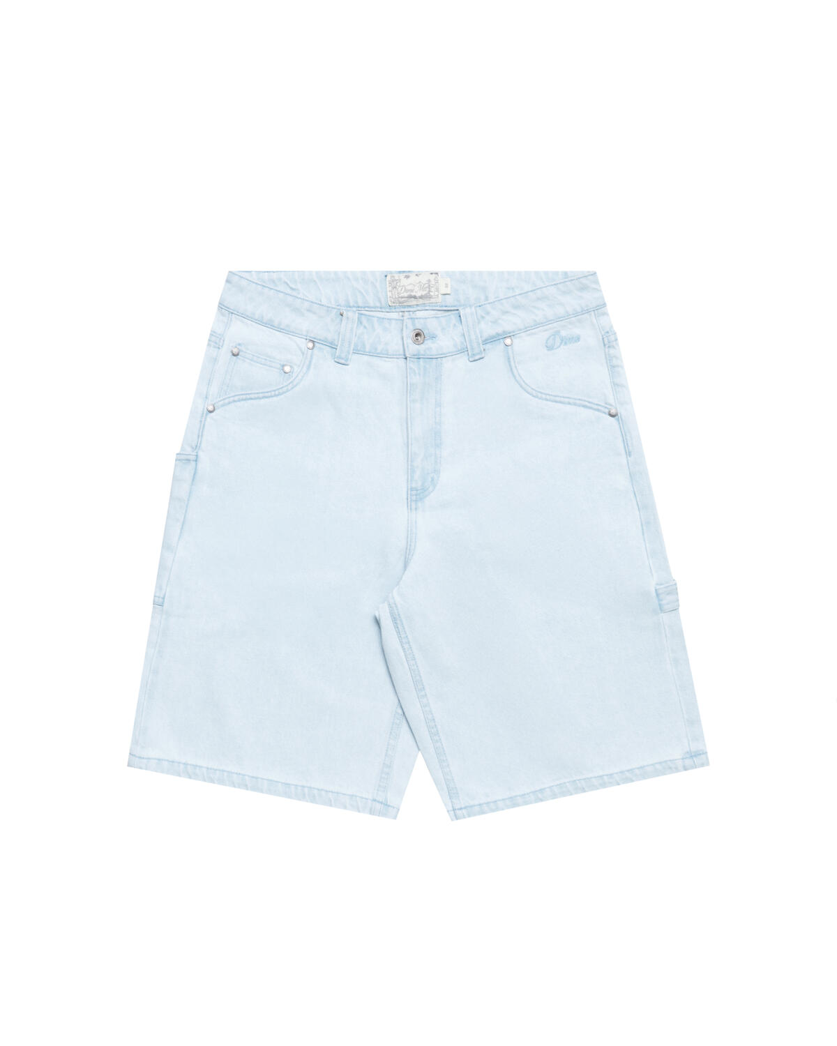 Dime Classic Denim Shorts - Faded Blue - Image 3