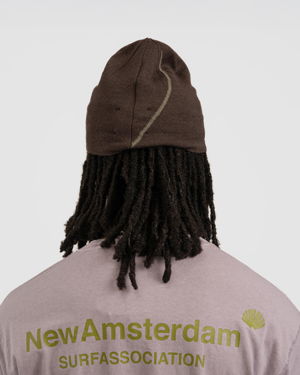 ROA x Mental Athletic Logo Wool Beanie Black - Image 5