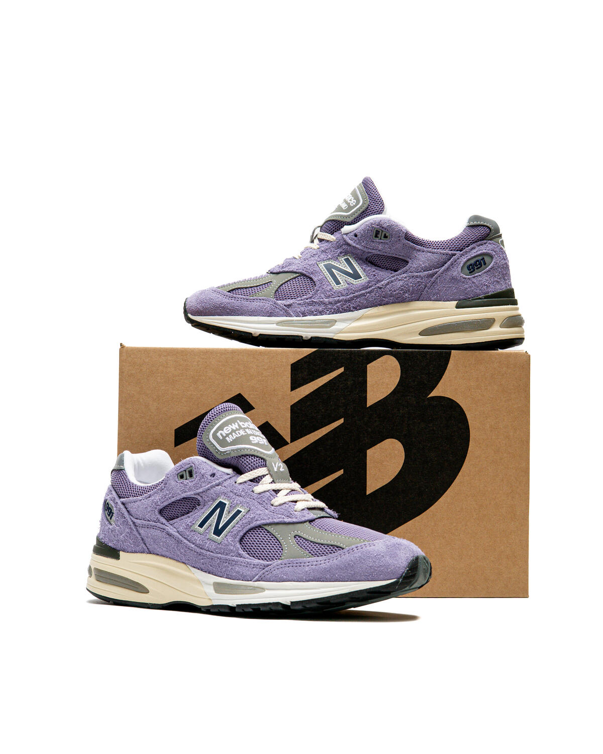 New Balance Made in UK 991v2 'Grounded Pastels' - Dusk/Purple Sage - Image 12