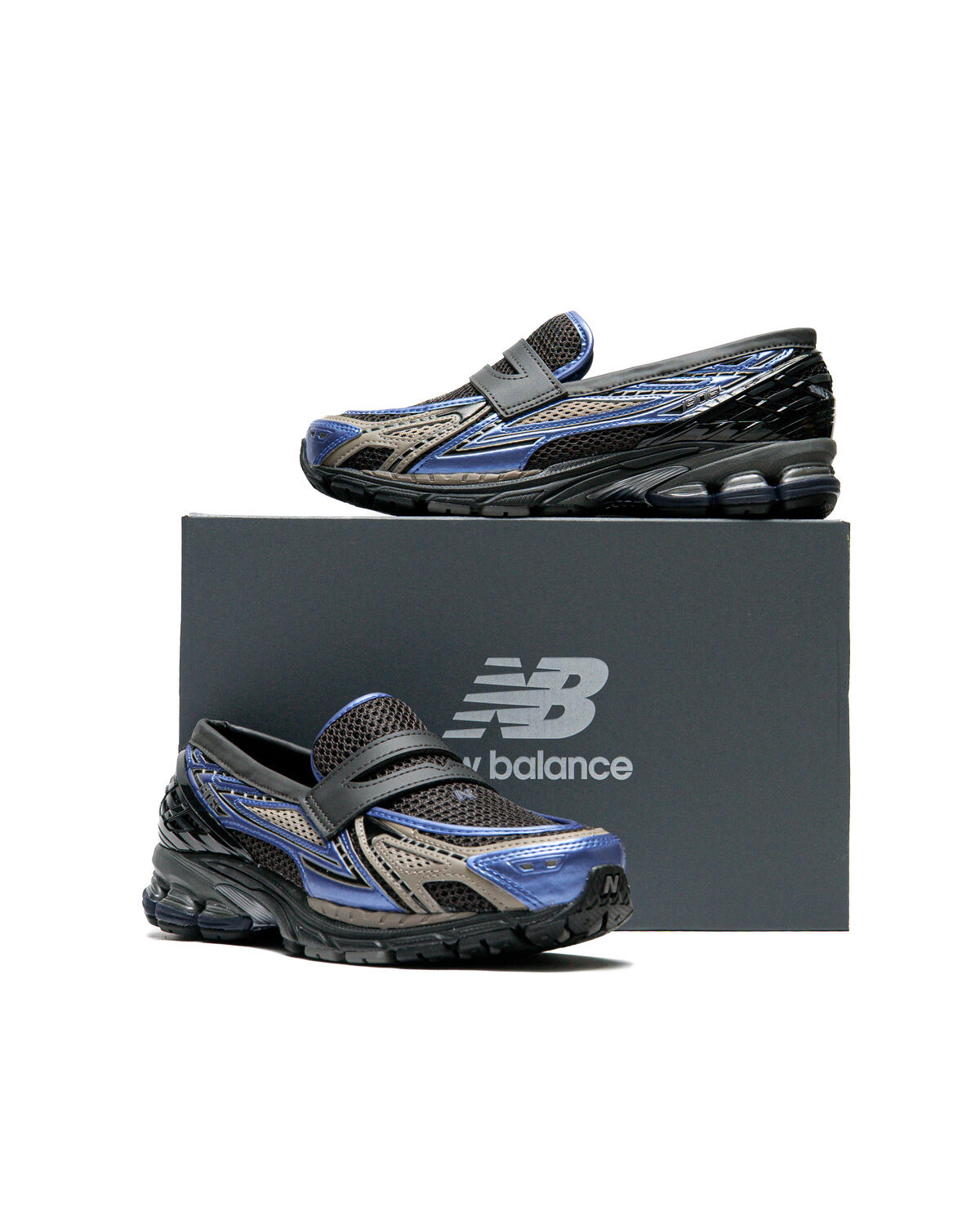 New Balance 1906L Black Cement Loafers - Image 39