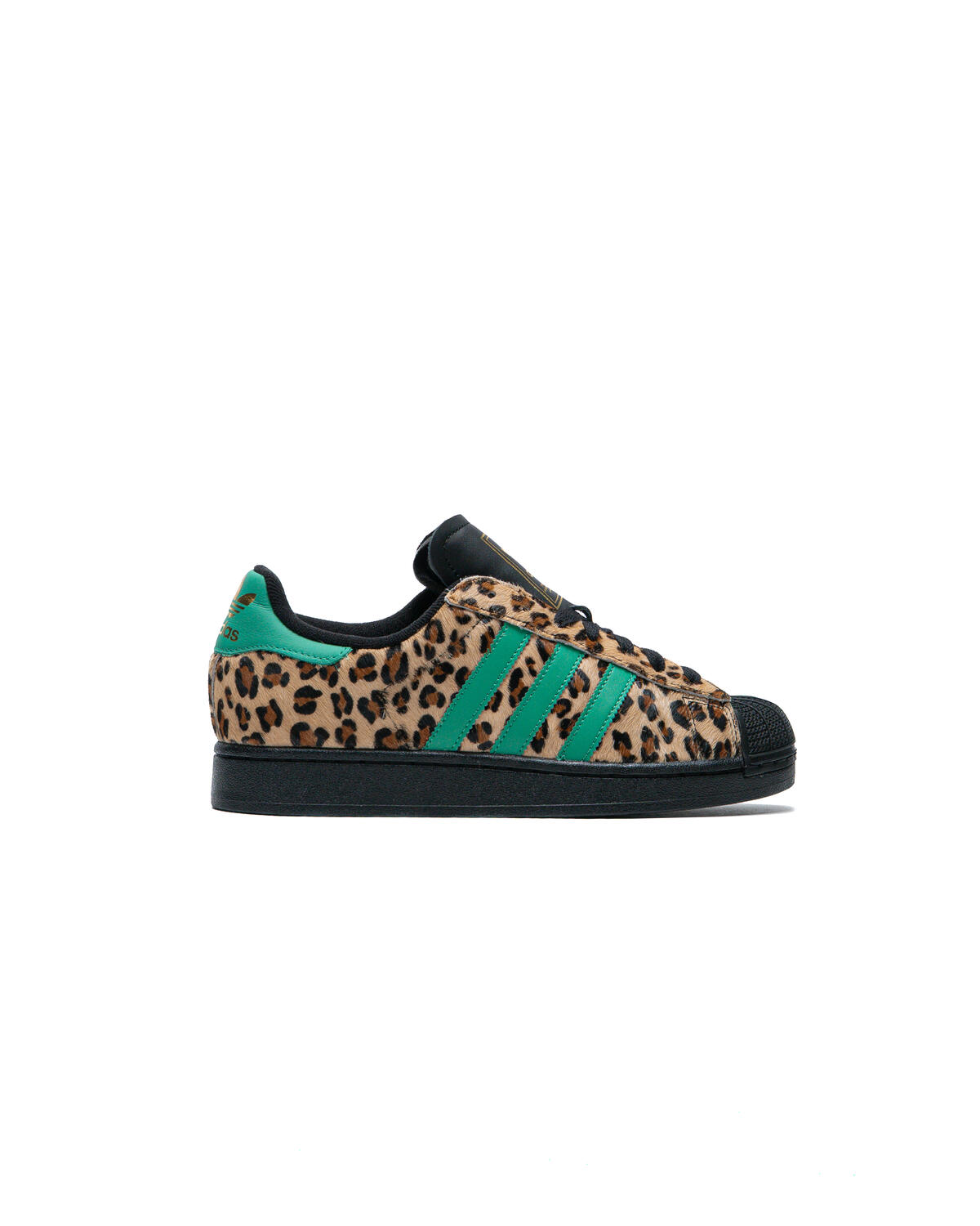 Adidas Superstar II Black Cougar Green Gold (Women's) - Image 2
