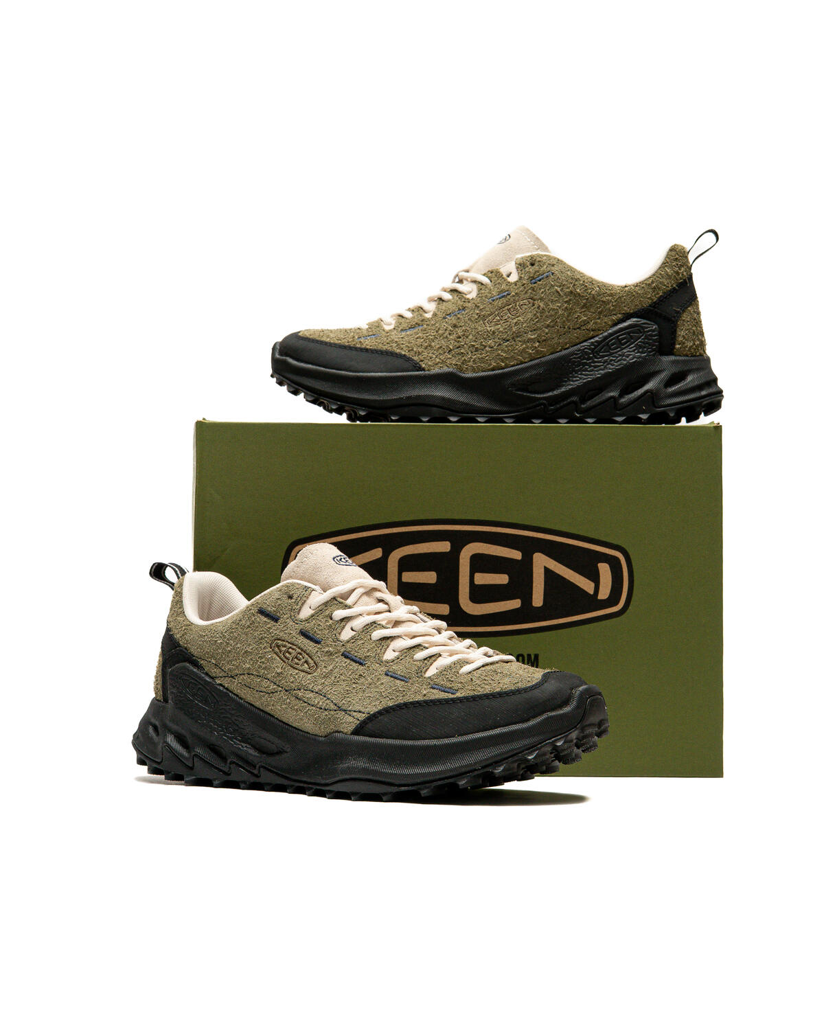Keen - Men's Jasper Zionic Sneakers - (Dark Olive) - Image 11