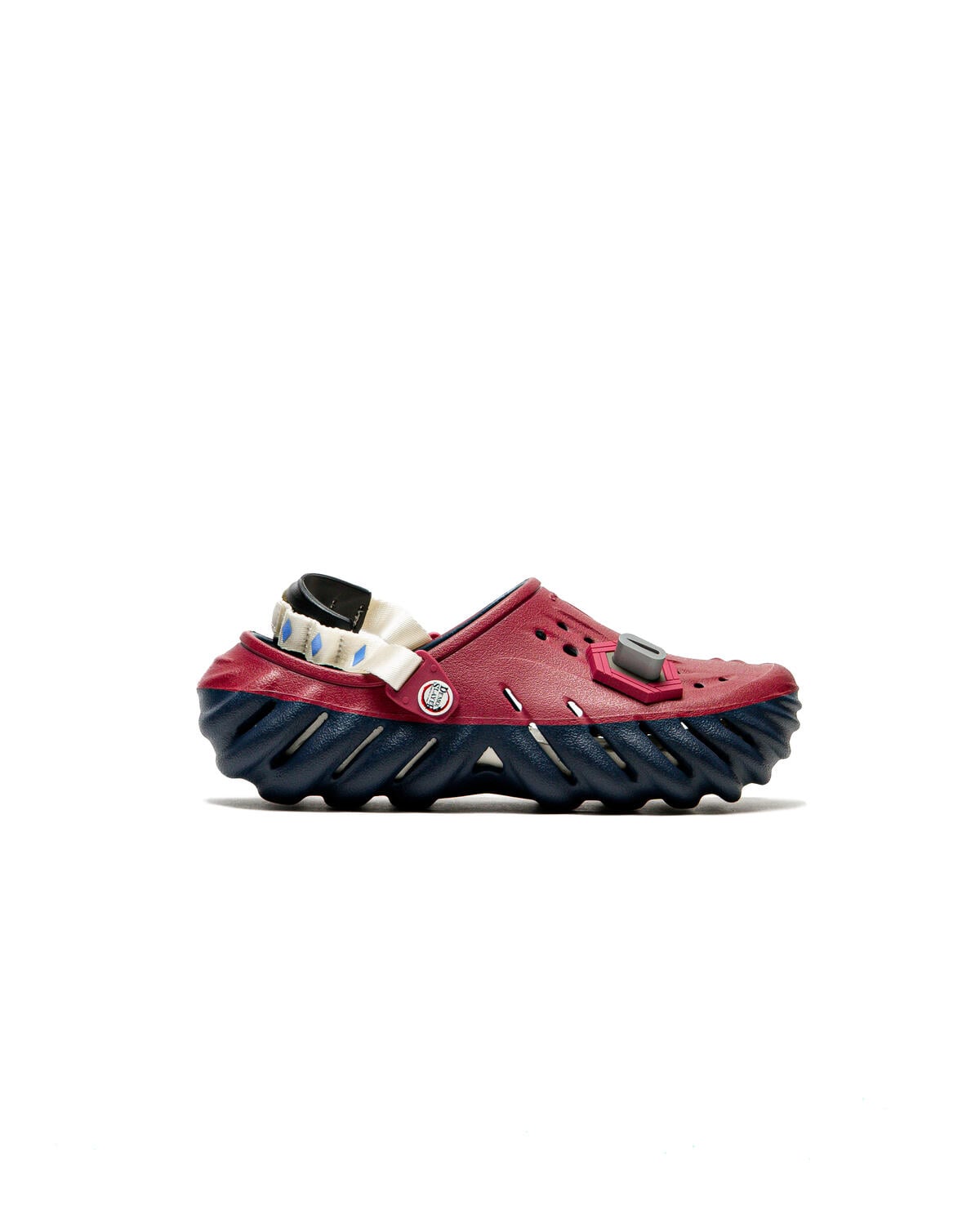 Crocs Echo Clog Demon Slayer Giyu Tomioka 211413-90H Burgundy Navy Men\'s Size 9 Crocs x Demon Slayer Echo / All Terrain / Classic Clog Men  main image 2