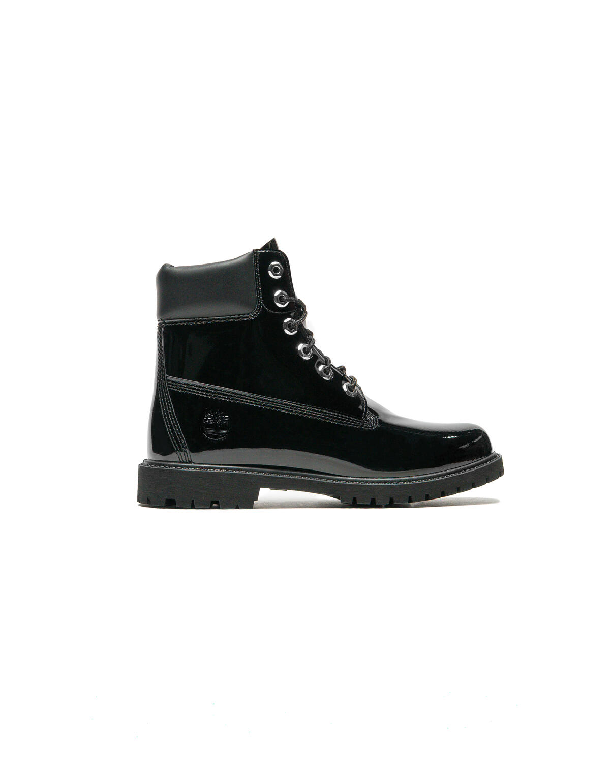Timberland Premium 6 Inch Lace Up Waterproof "Black Patent Leather" (Women's) - Image 12