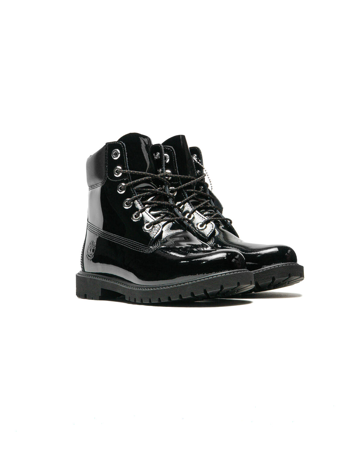 Timberland Premium 6 Inch Lace Up Waterproof "Black Patent Leather" (Women's) - Image 13
