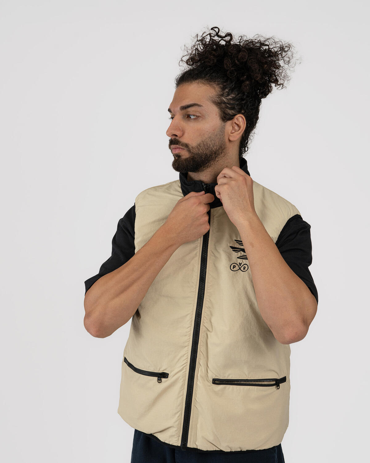 By Parra Infinite Bird Reversible Vest - Image 7