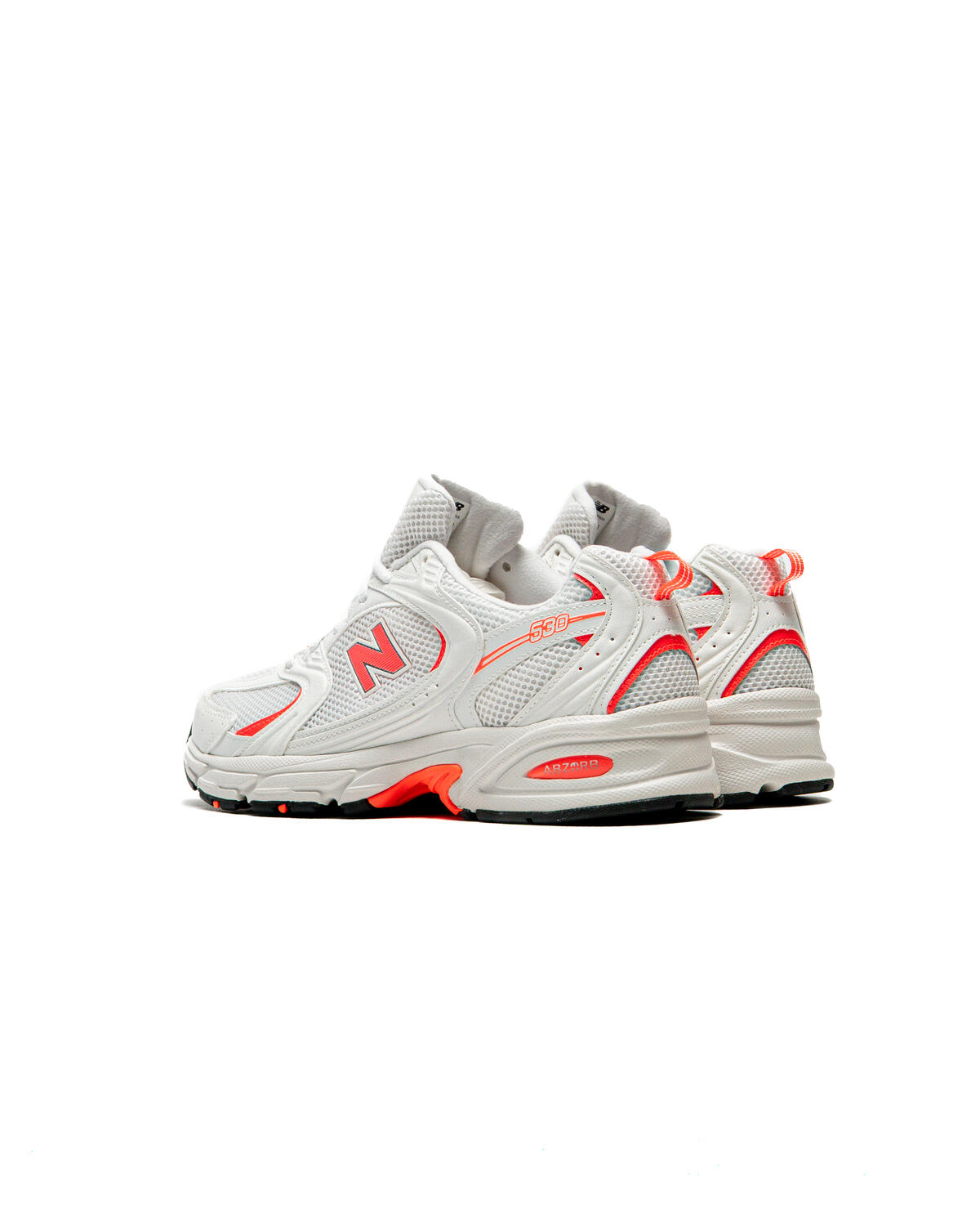 530 White Orange Sneakers - Image 9