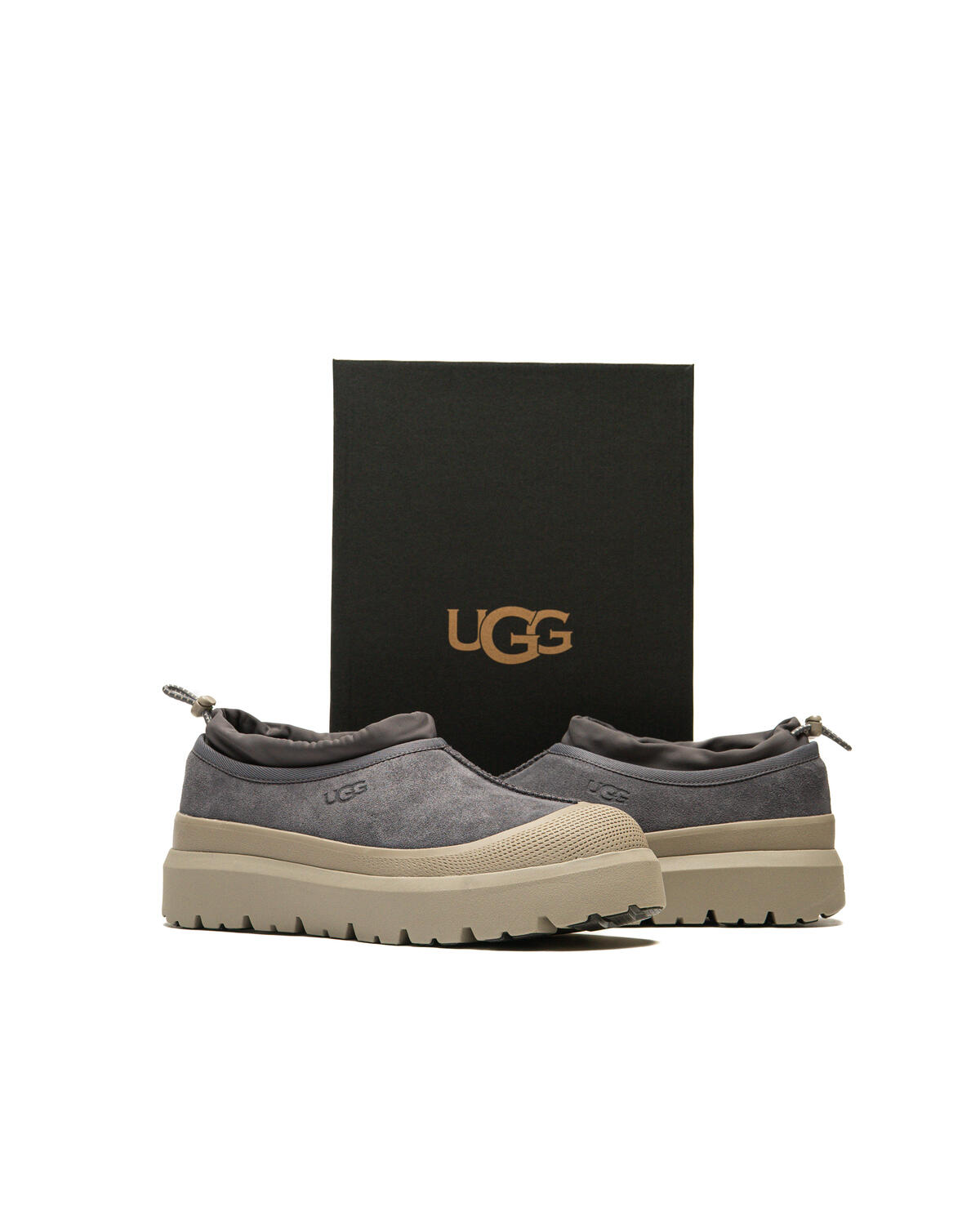NEW UGG men\'s tasman weather hybrid boots in obsidian / cobble grey UGG Tasman Weather Hybrid Shoes - Obsidian/Cobble Grey  main image 4