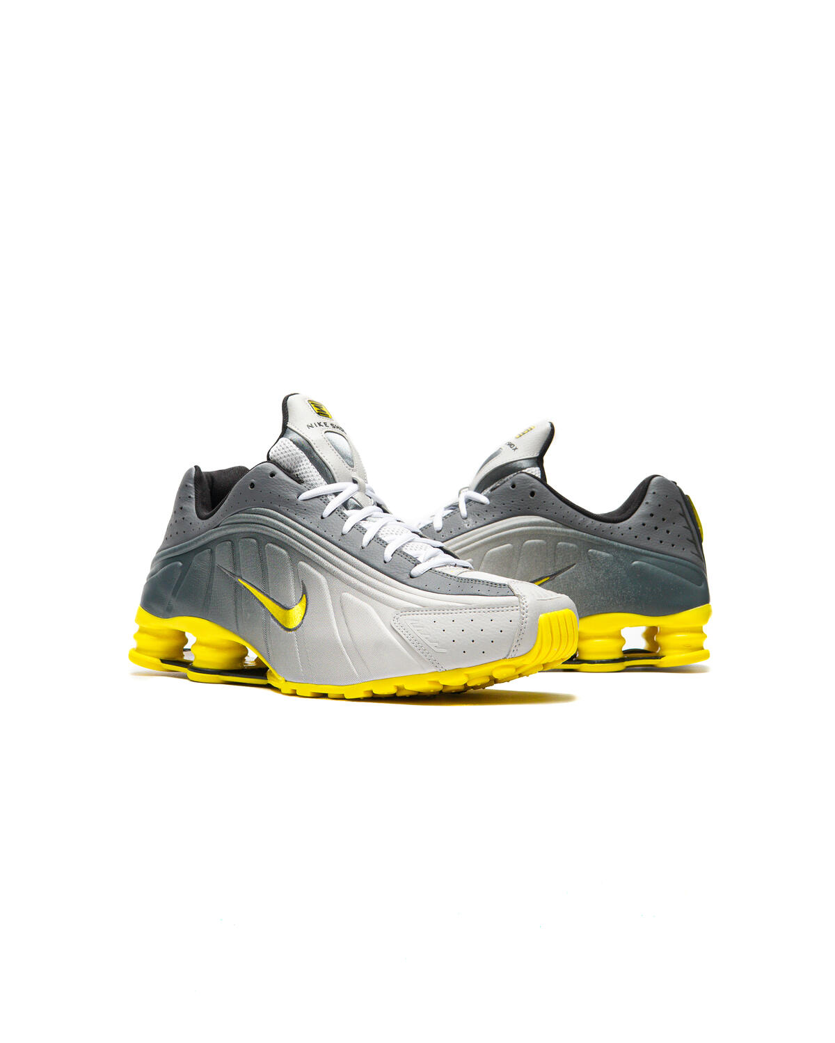 Nike Shox R4 SE Vast Grey / Bright Citron - Image 15