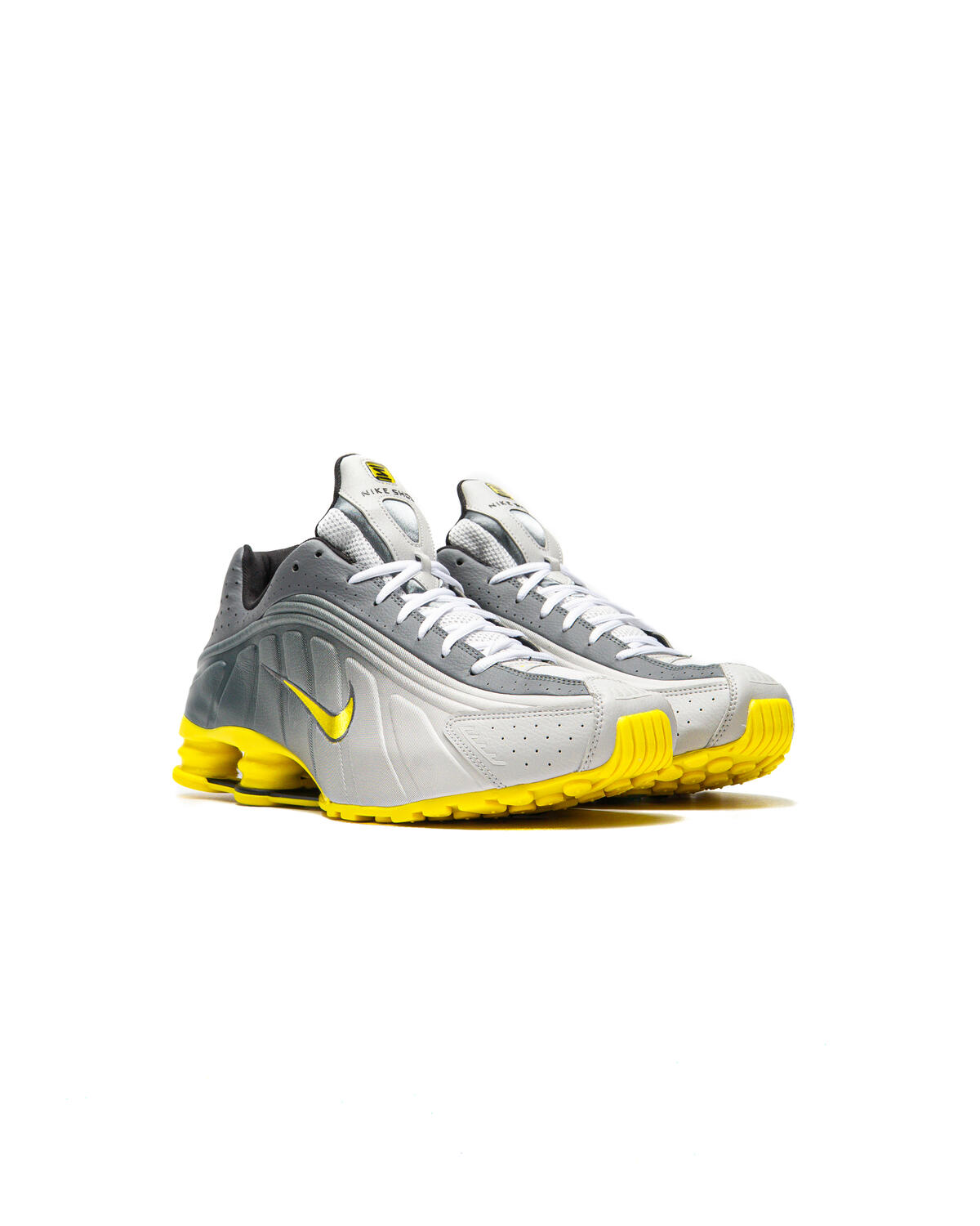 Nike Shox R4 SE Vast Grey / Bright Citron - Image 13
