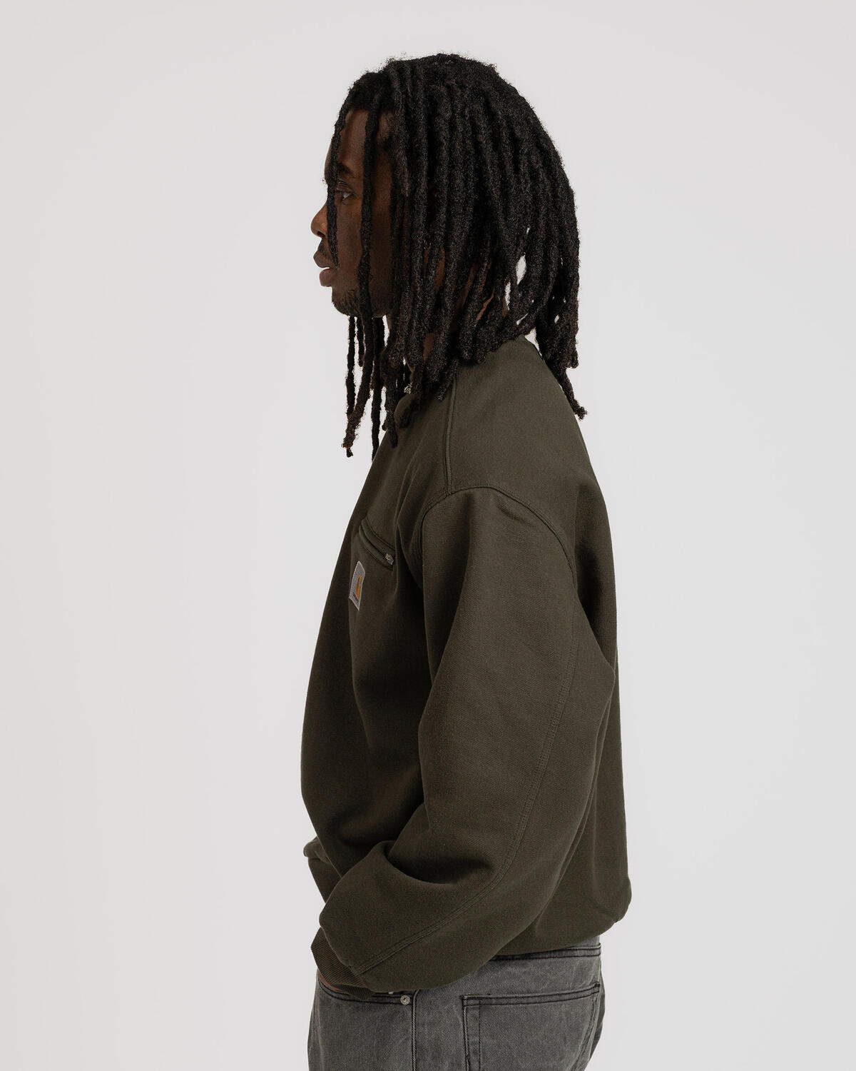 Carhartt DETROIT SWEAT-OLIVE 【公式通販】
