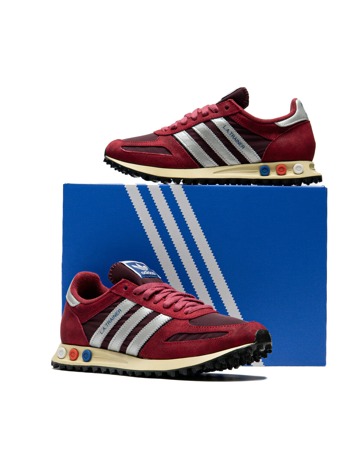 Adidas LA Trainer OG Noble Maroon/Silver Metallic-Maroon - Image 21