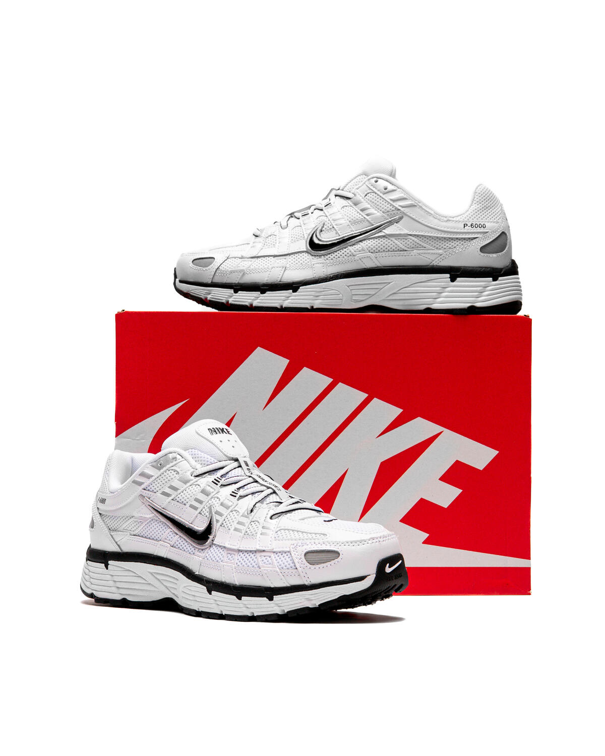 Men's Nike P-6000 "White Metallic Silver Black" - Image 36