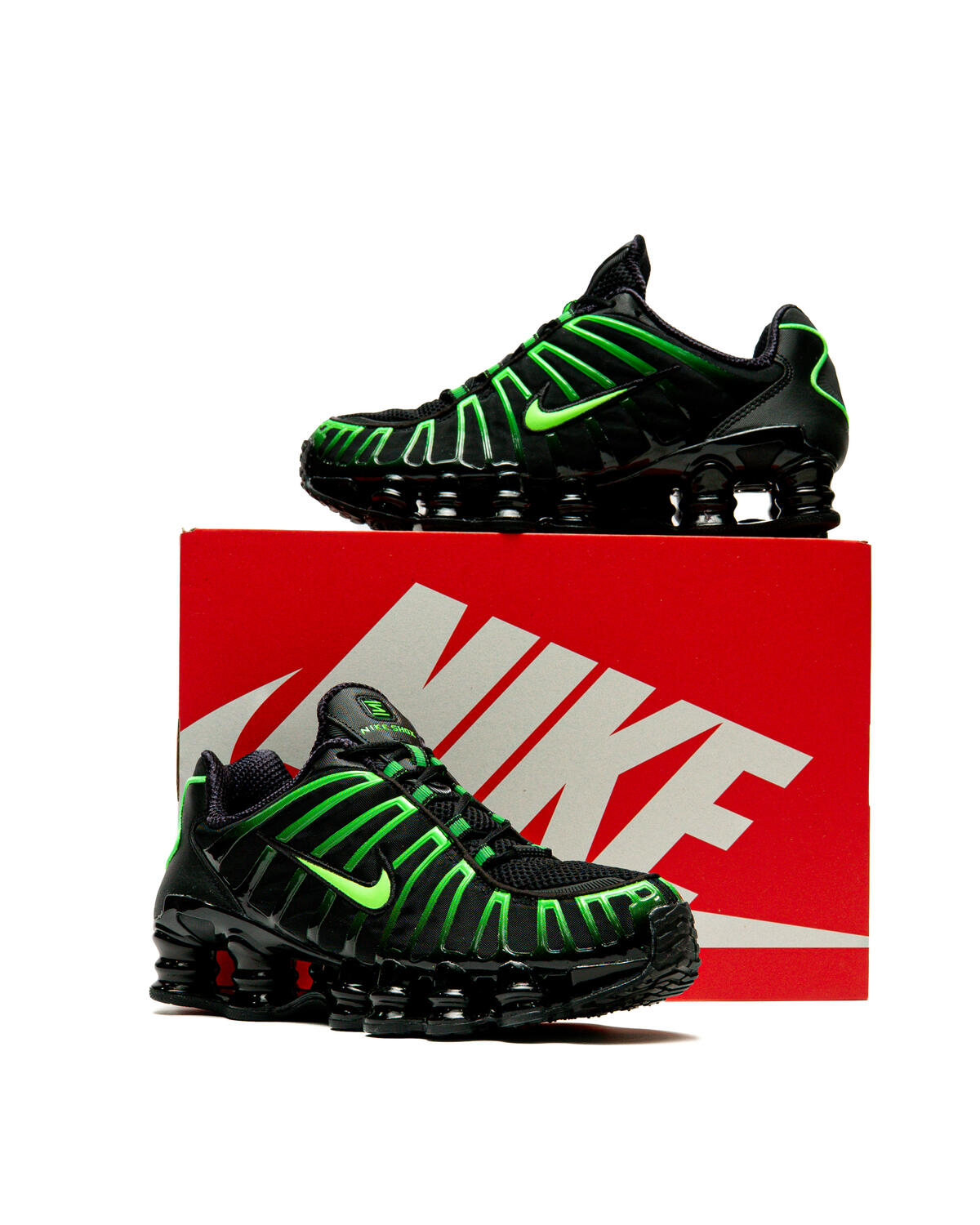 Nike Shox TL 'Black and Green Strike' - Image 12