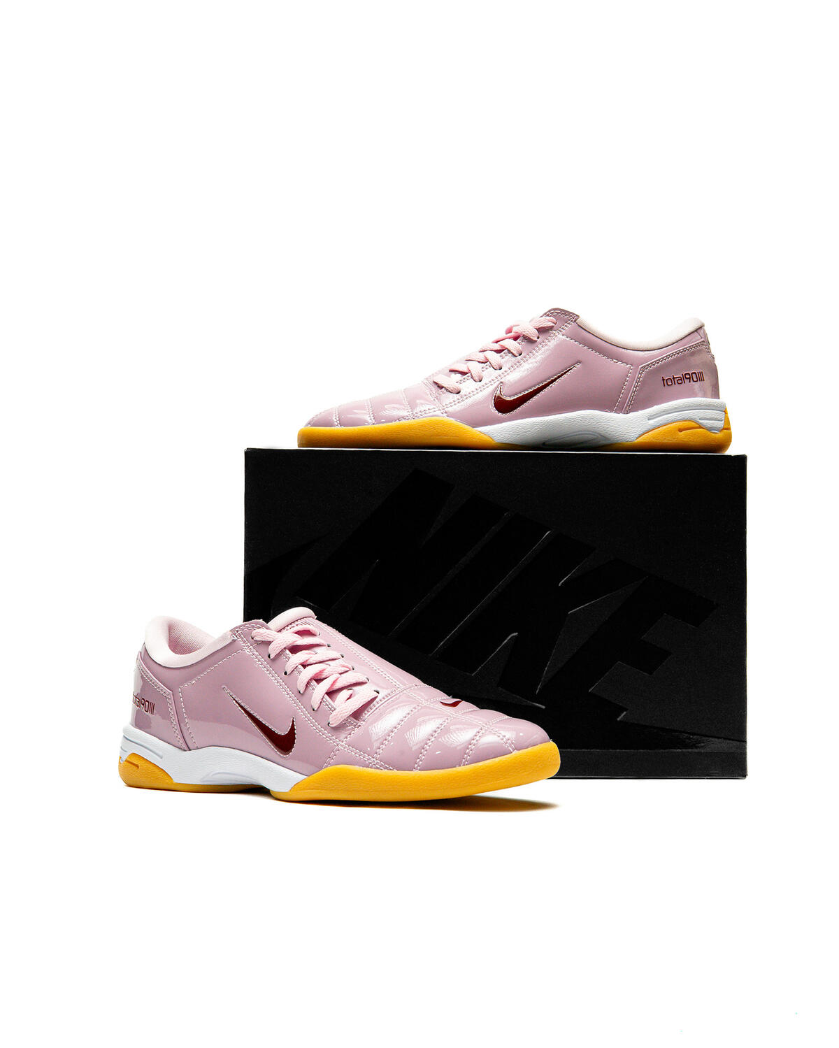 Nike T90 Pink Foam/Team Red-White-Gum Light Brown (Women's) - Image 19