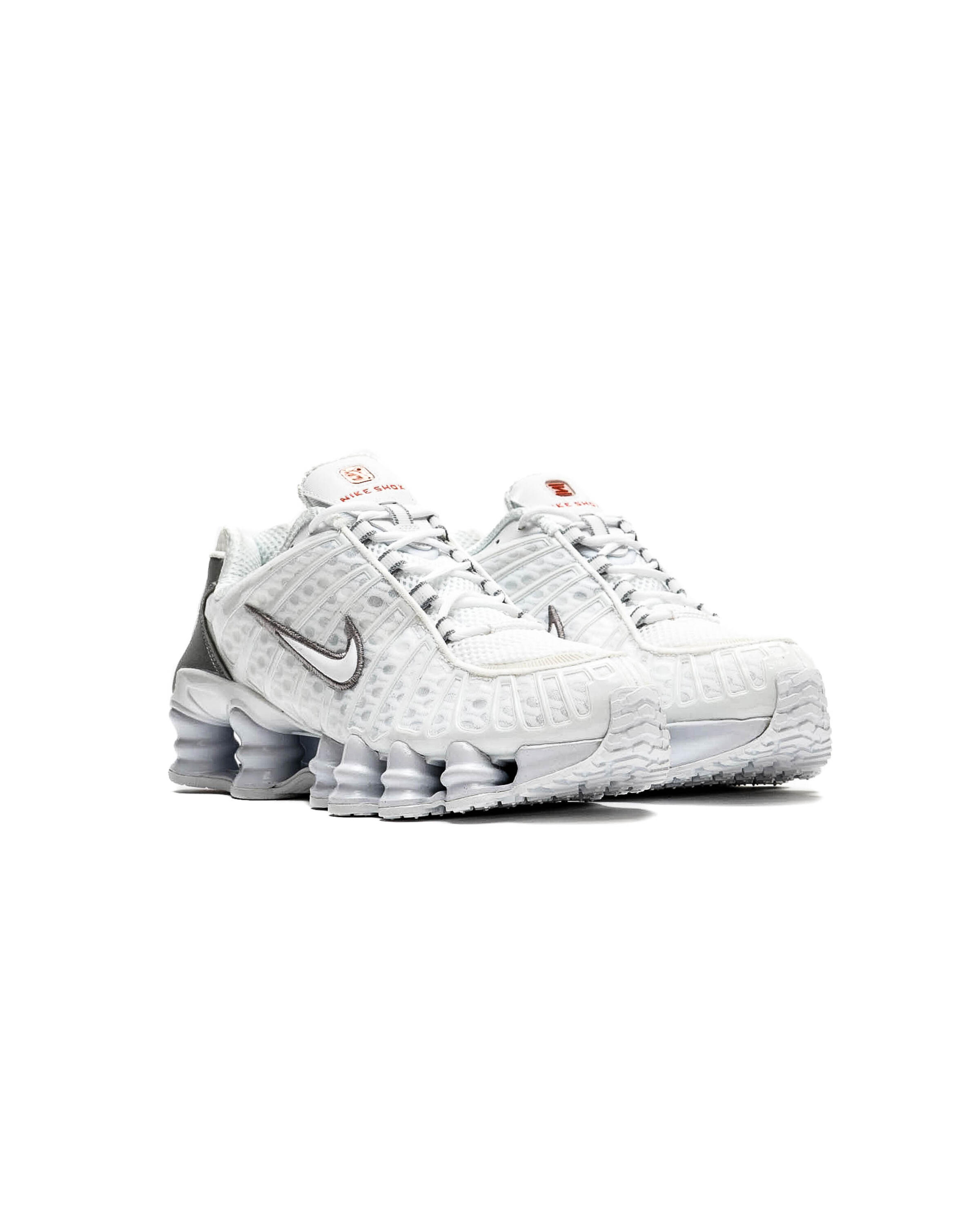 nike shox tl white orange
