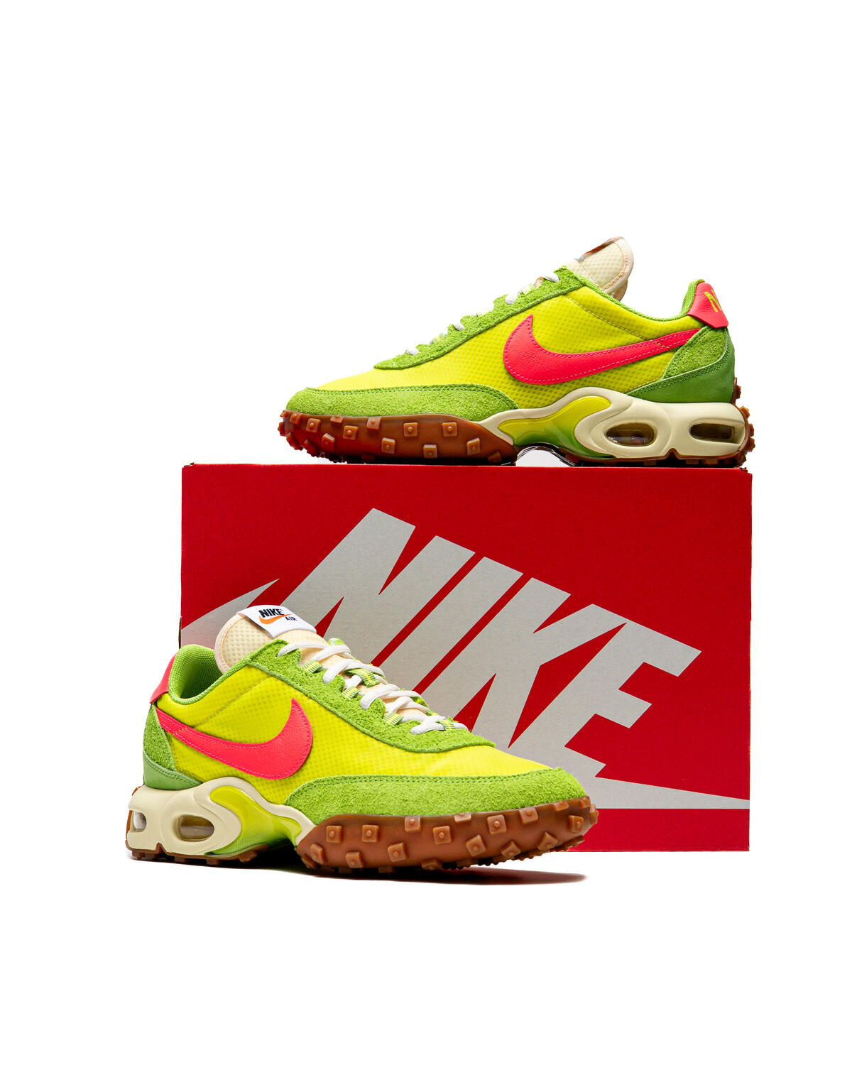 Nike Air Max Waffle SP 2 (Electrolime/Flash crimson-Gum med brown) - Image 36