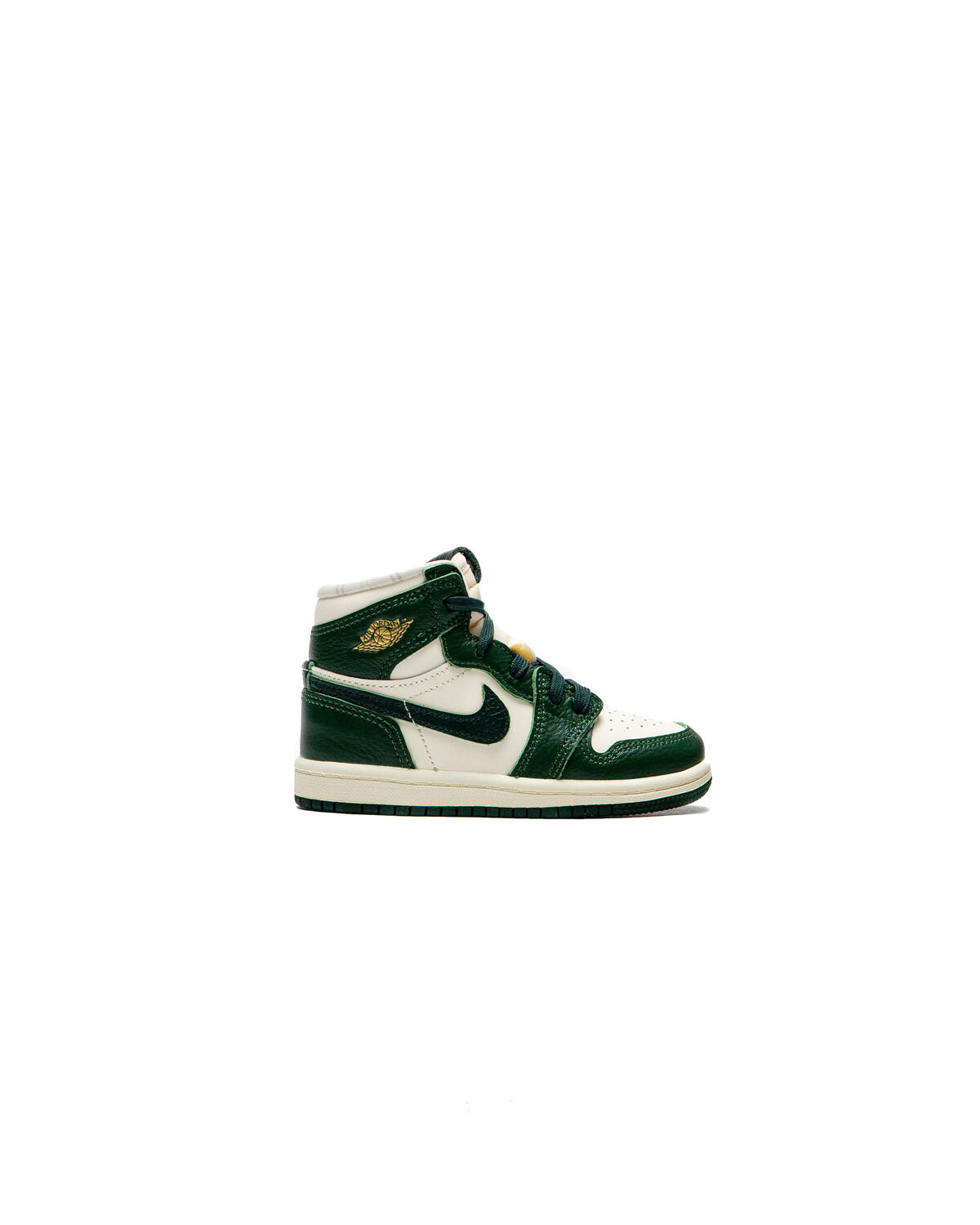 Air Jordan 1 Retro High OG Toddler Pale Ivory/Pro Green-Fir-Coconut Milk - Image 52