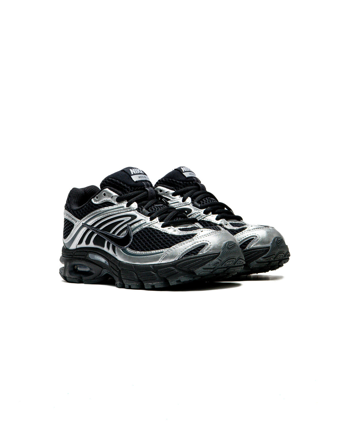 Nike Air Max Moto Womens Running Shoes Black / Silver - Image 35