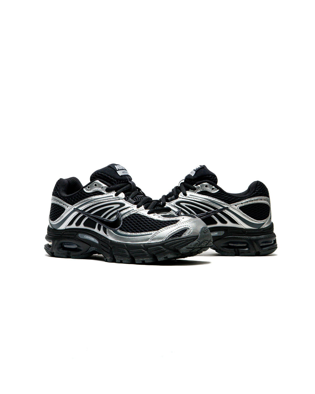 Nike Air Max Moto Womens Running Shoes Black / Silver - Image 37