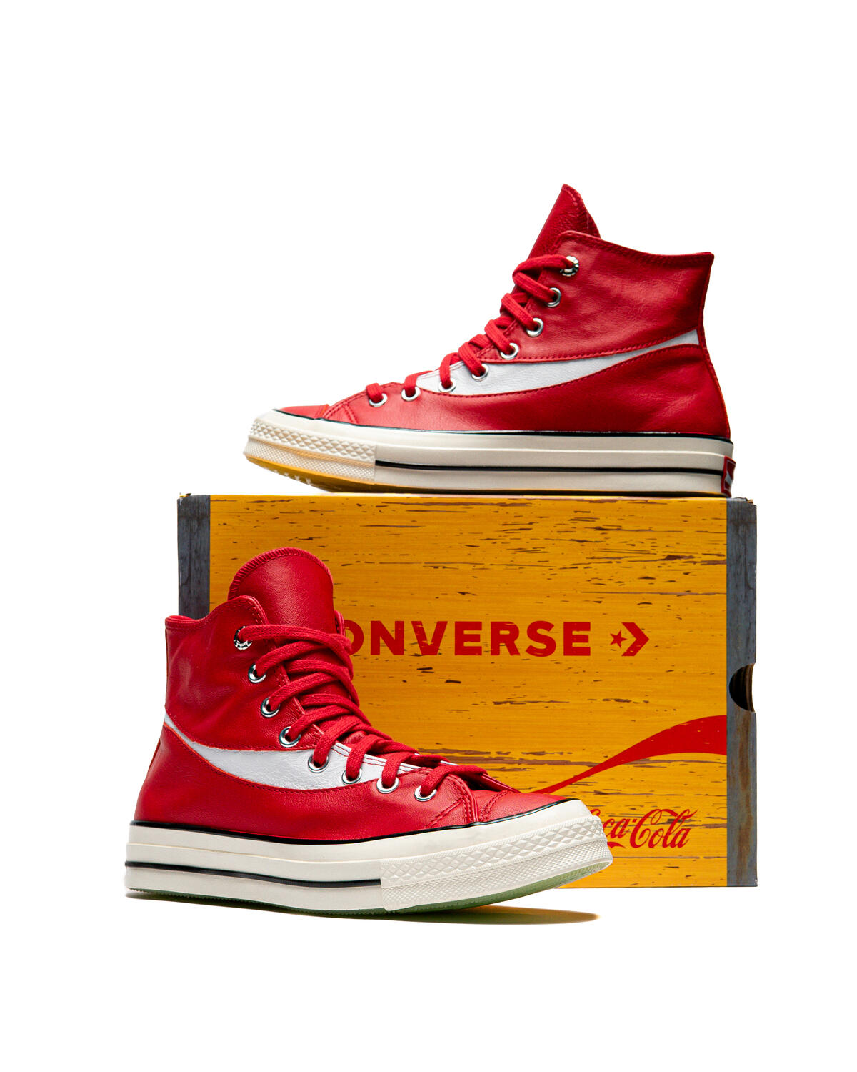 ⭐Coca Cola x Converse Chuck 70 Hi Skateboard Shoes 4 Men\'s Sneakers Red A17888C Coca-Cola x Converse Chuck 70 Hi Leather  main image 4