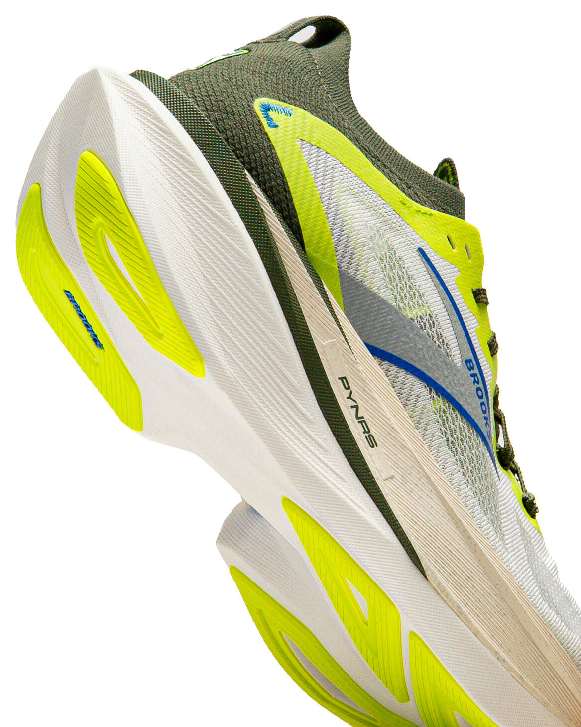 PYNRS X BROOKS HYPERION MAX 3 - BLANC / ACID LIME / BLUE - Image 21