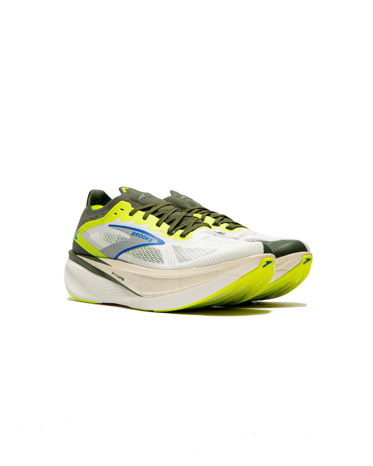PYNRS X BROOKS HYPERION MAX 3 - BLANC / ACID LIME / BLUE - Image 17