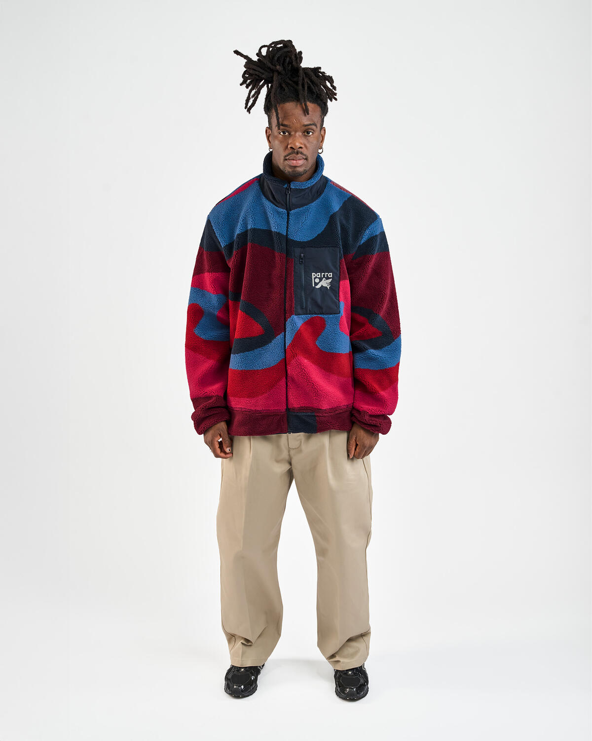 by Parra Full ftp booster polar fleece jacket - Image 3