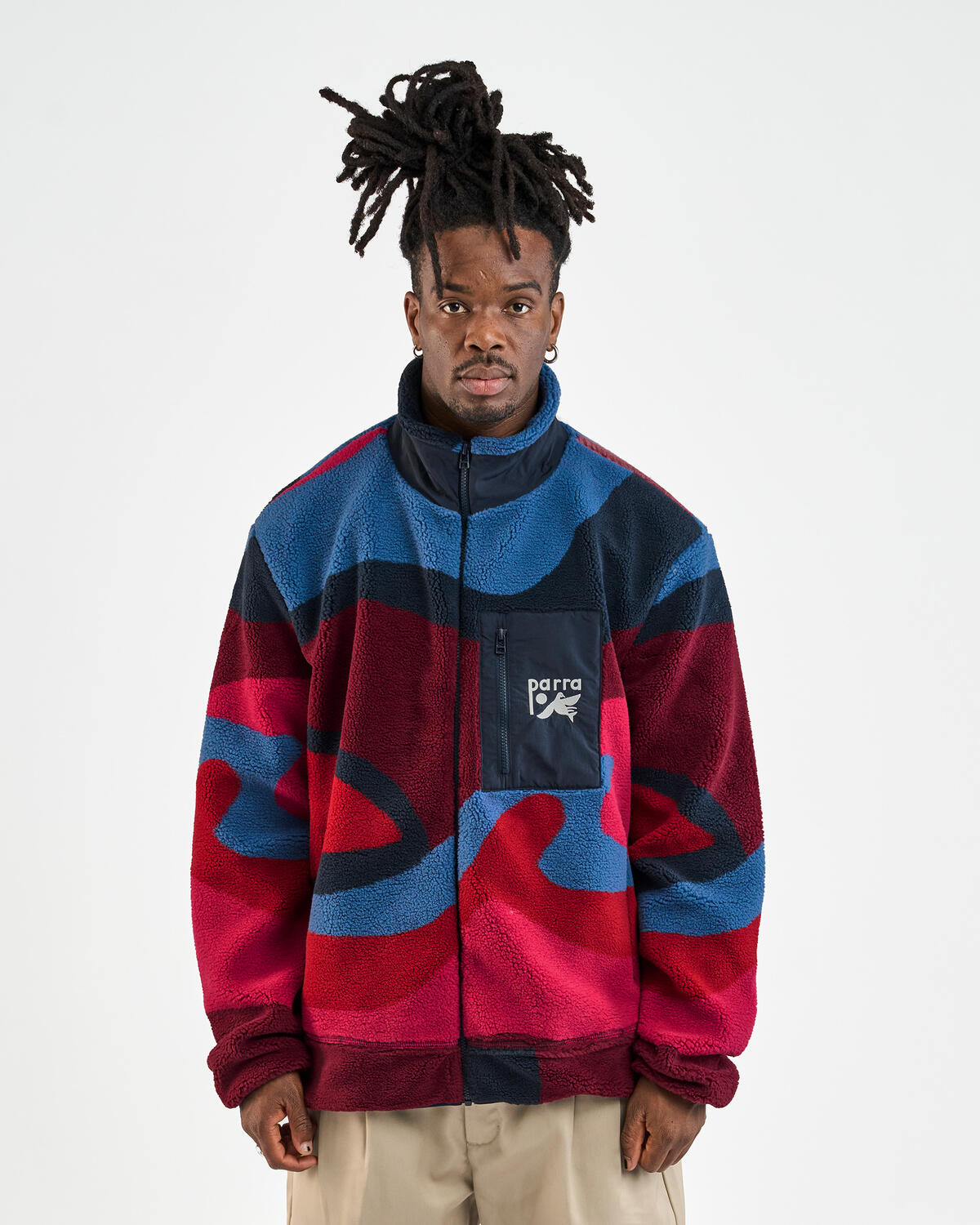 by Parra Full ftp booster polar fleece jacket - Image 4