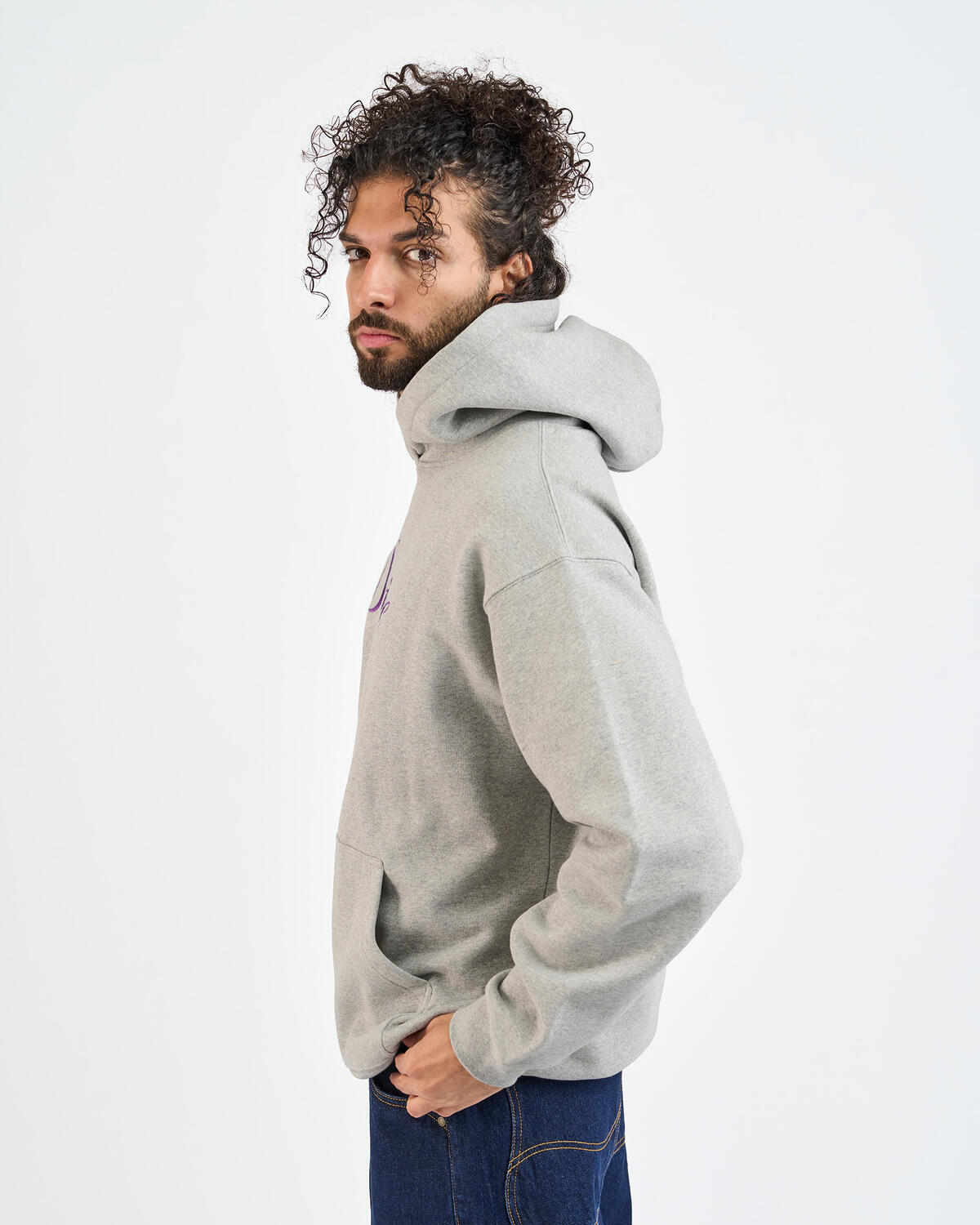 Dime Cursive Hoodie Black / Gold - Image 9