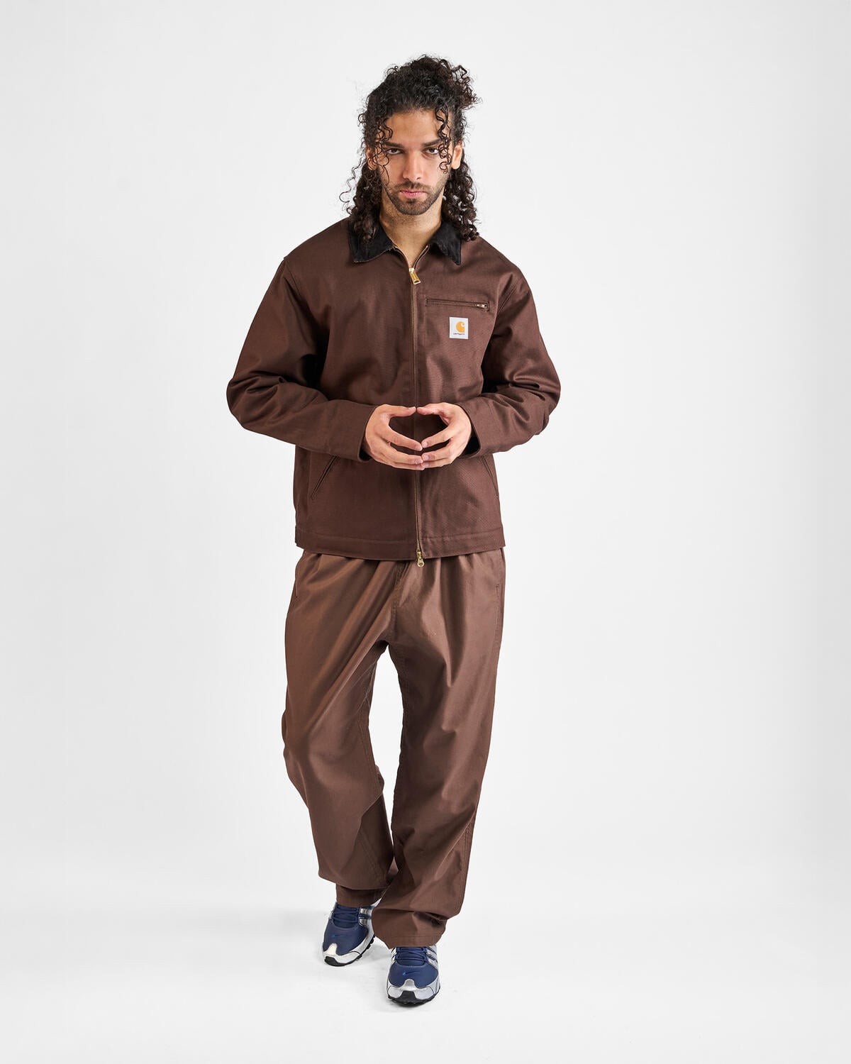 carhartt detroit jacket tobacco WIP W' OG women Jackets & Coats brown in size:L two side front pockets OG Detroit Jacket in Tobacco