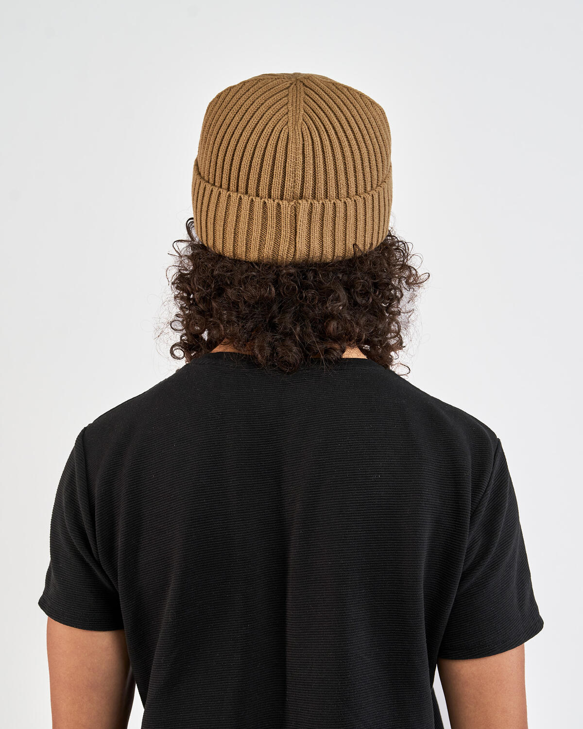 Dime Cursive Rib Beanie, coffee - Image 7
