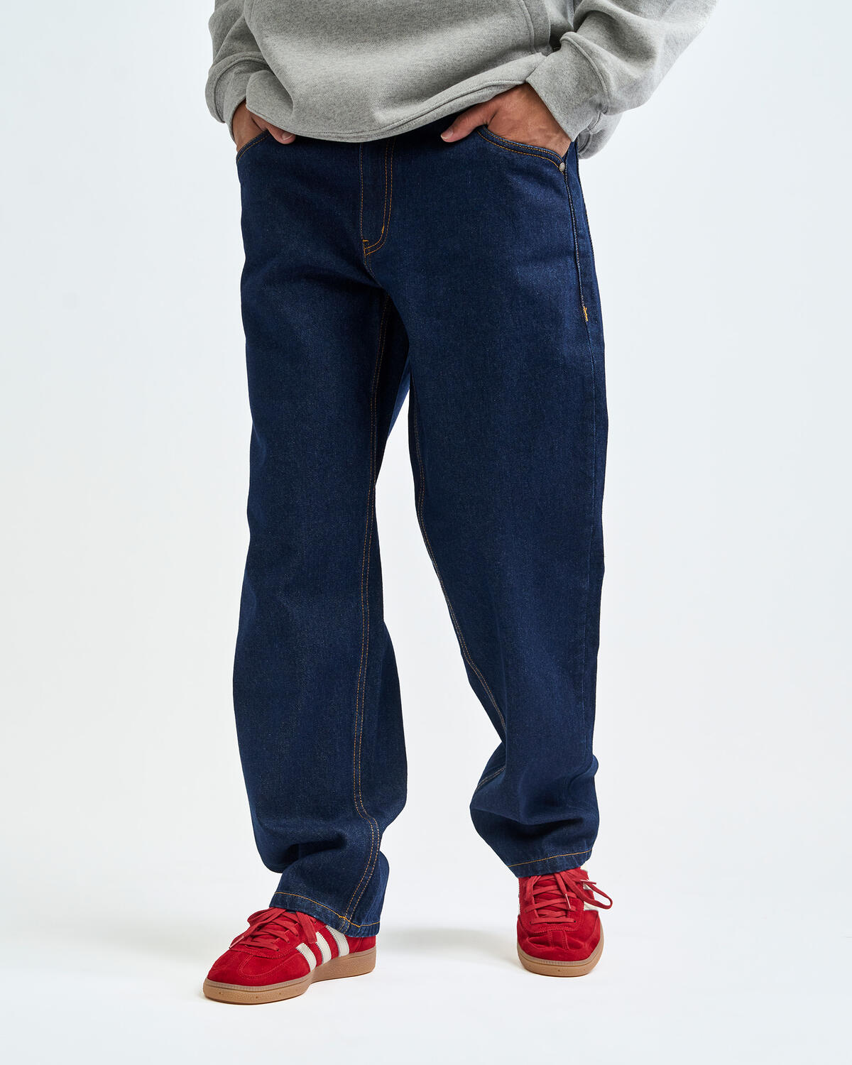Dime - Relaxed Denim Pants in Indigo - Image 10