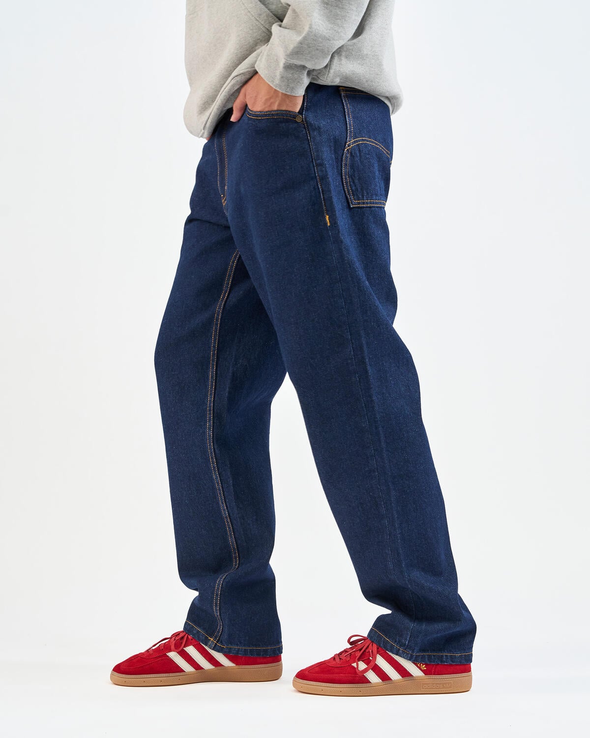 Dime - Relaxed Denim Pants in Indigo - Image 11